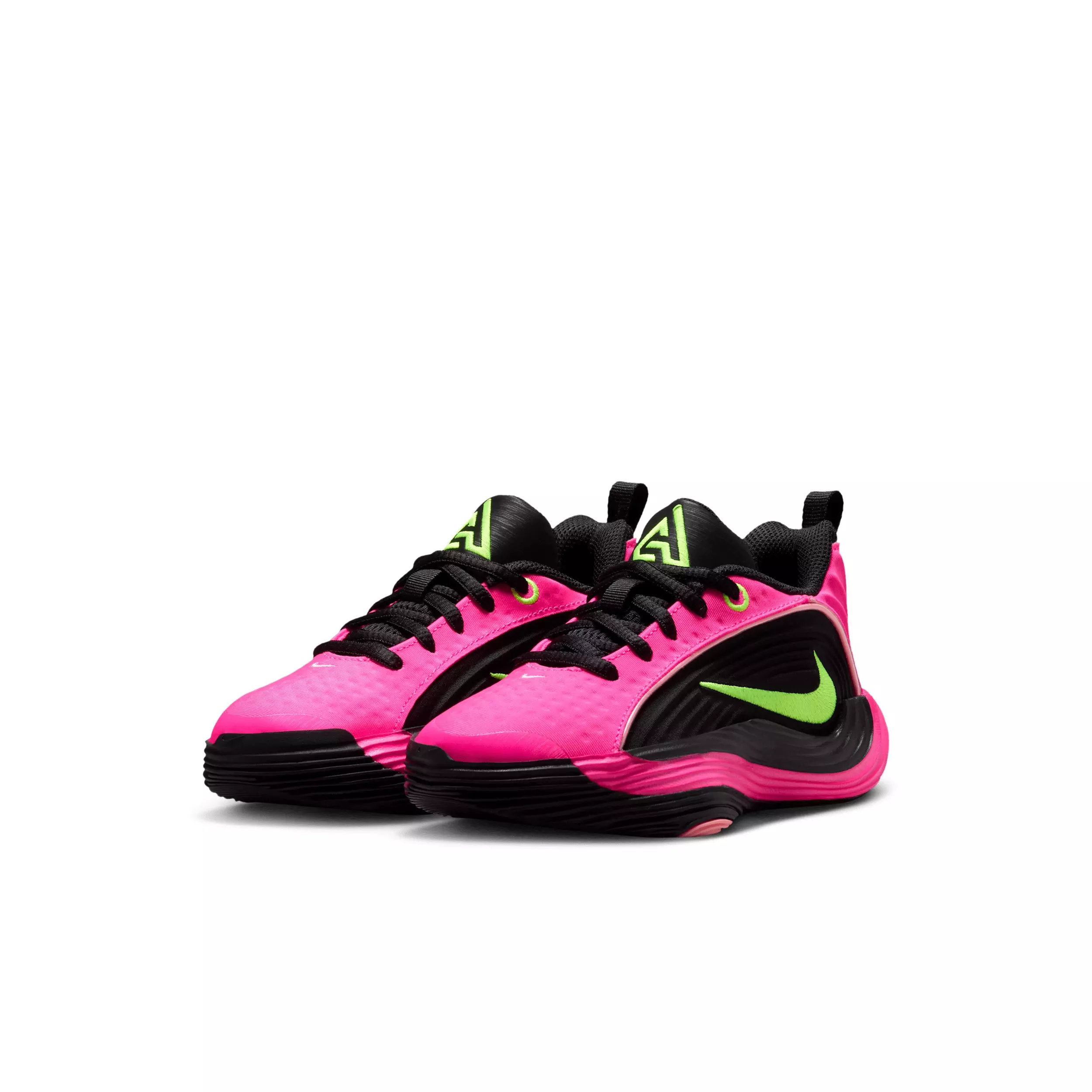 Nike Giannis Immortality 5 "Hyper Pink/Oracle Pink/Black/Volt" Preschool Boys' Basketball Shoe - PINK/PINK/BLACK/VOLT