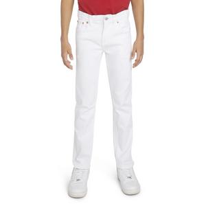 Levi's 502 Strong Performance Tapered Fit White Wash Big Boys' White Denim Jeans