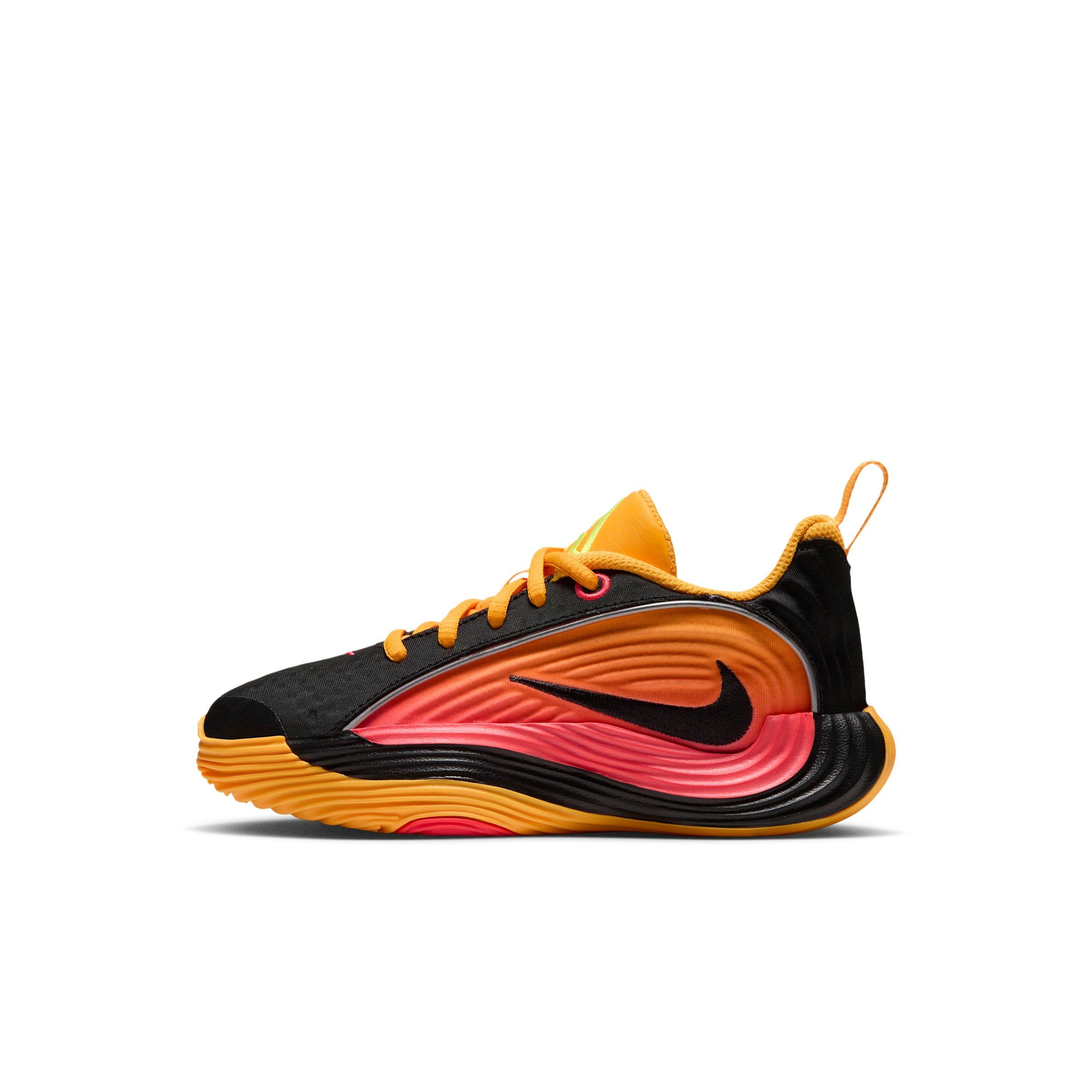 Nike Giannis Immortality 5 "Laser Crimson/Laser Orange/Black/Silver" Preschool Boys' Basketball Shoe - CRIMSON/ORANGE/BLACK/SILVER