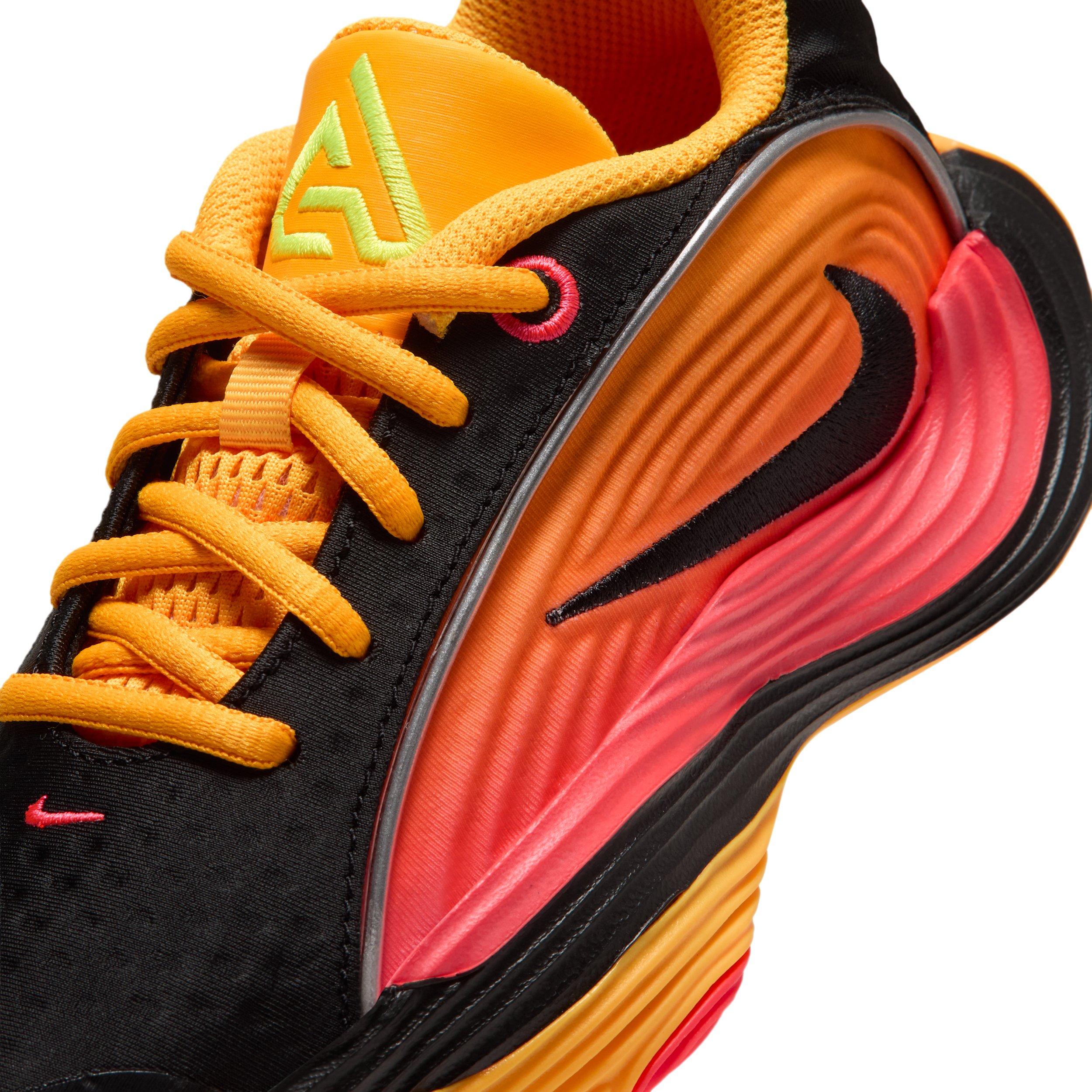 Nike Giannis Immortality 5 "Laser Crimson/Laser Orange/Black/Silver" Preschool Boys' Basketball Shoe - CRIMSON/ORANGE/BLACK/SILVER