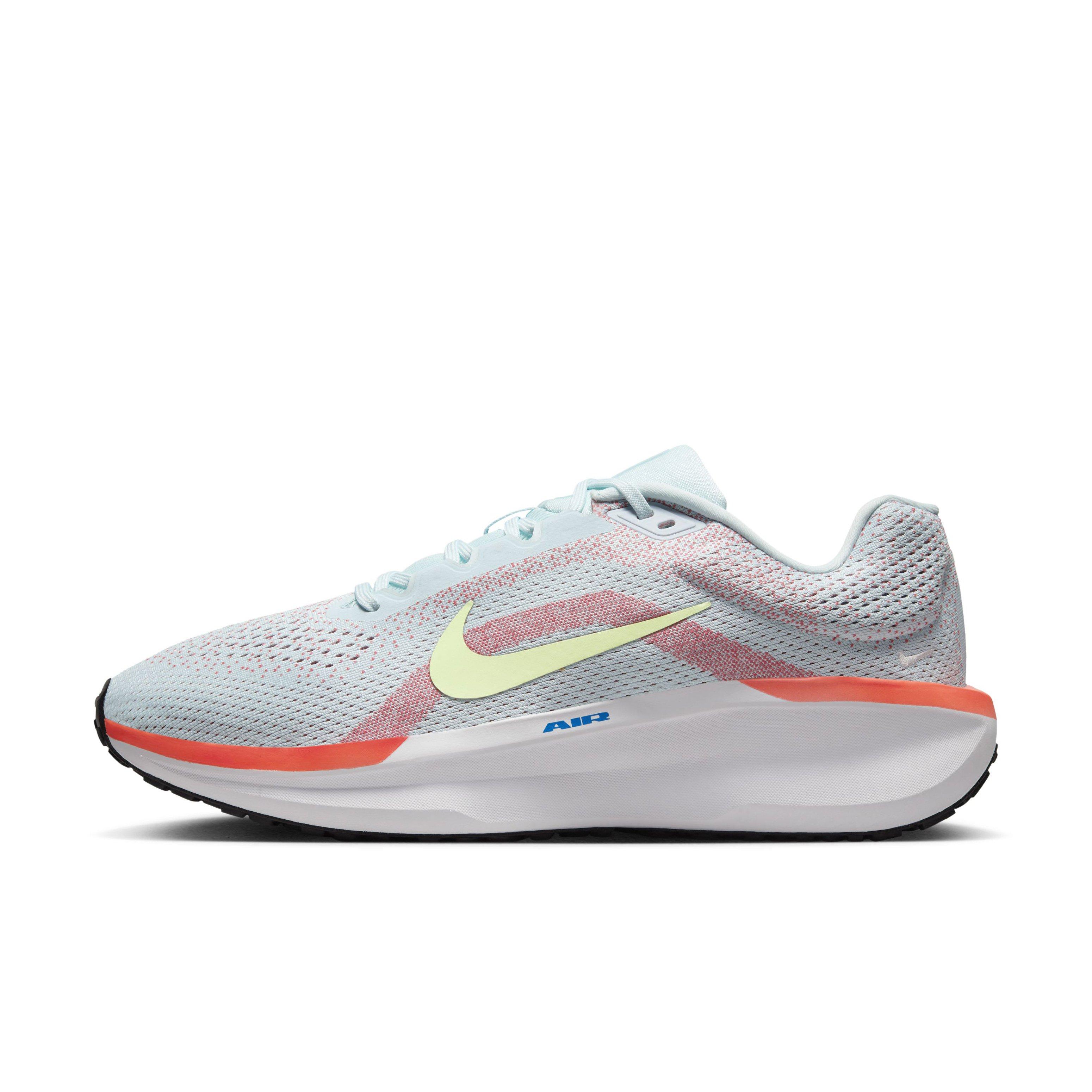Nike Winflo 11 "Glacier Blue/Bright Crimson/Sail/Barely Volt" Men's Running Shoe - BLUE/CRIMSON/SAIL/VOLT Thumbnail View 2