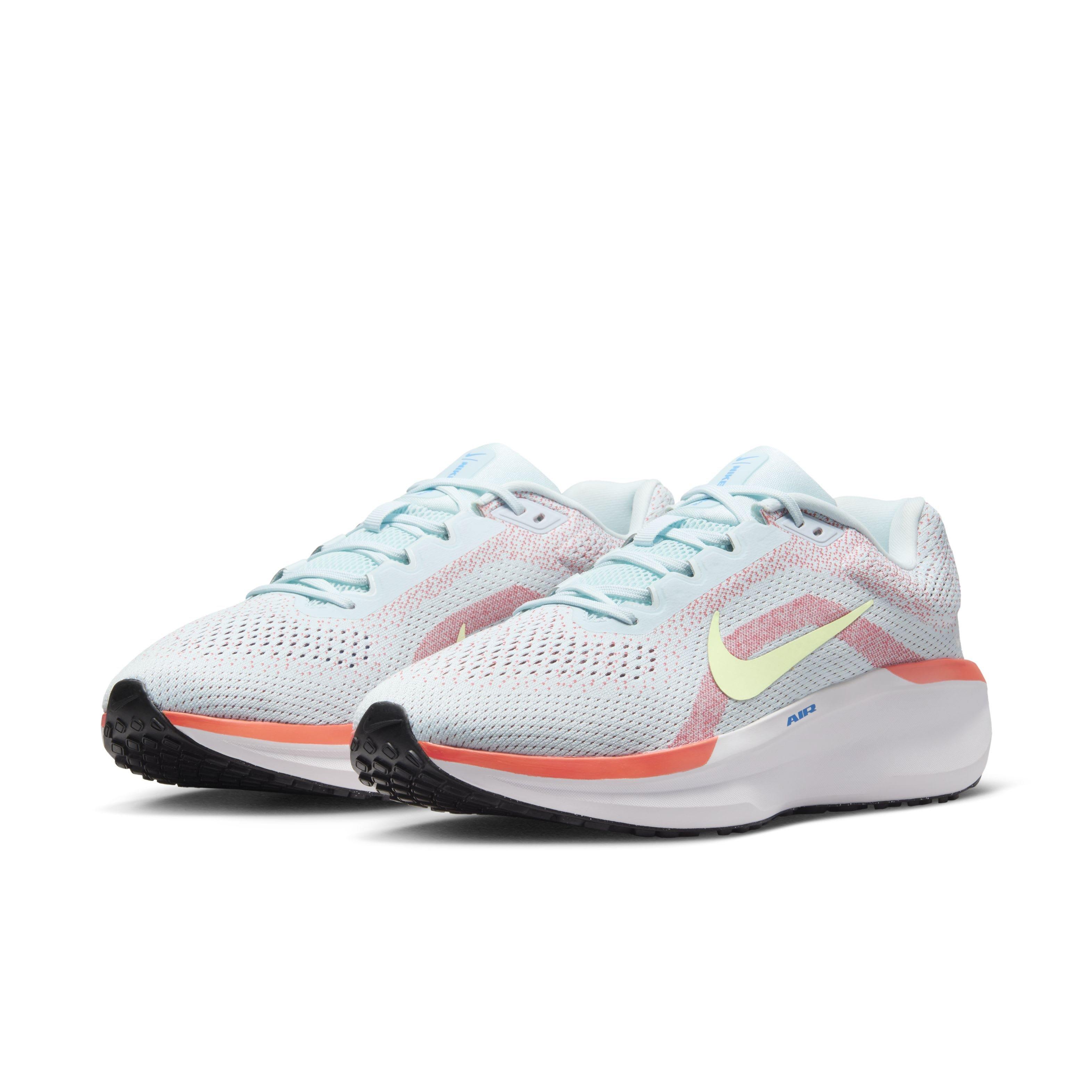 Nike Winflo 11 "Glacier Blue/Bright Crimson/Sail/Barely Volt" Men's Running Shoe - BLUE/CRIMSON/SAIL/VOLT Thumbnail View 3