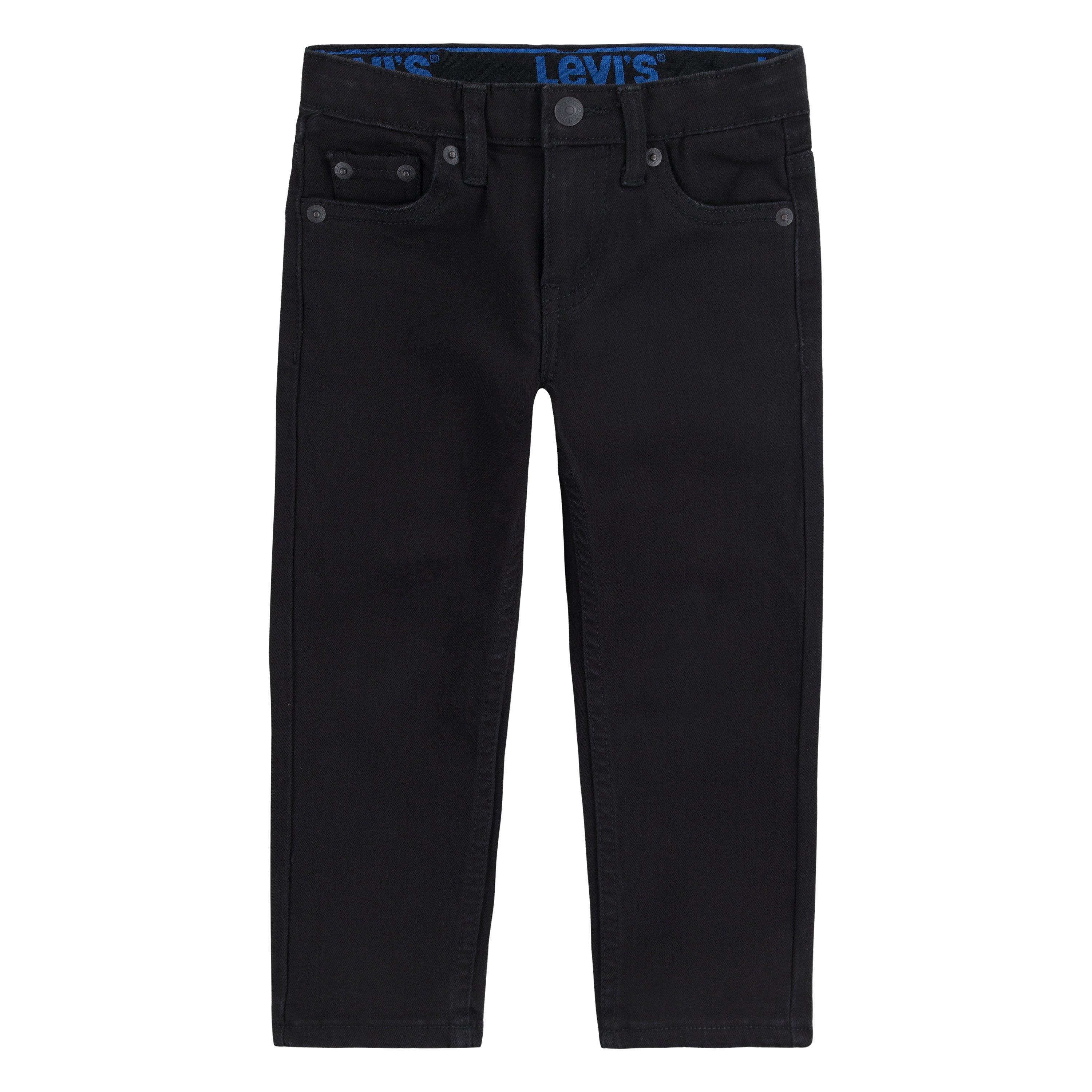 Levi's 502 Strong Performance Tapered Fit Black Wash Toddler Boys' Black Denim Jeans - BLACK Thumbnail View 8