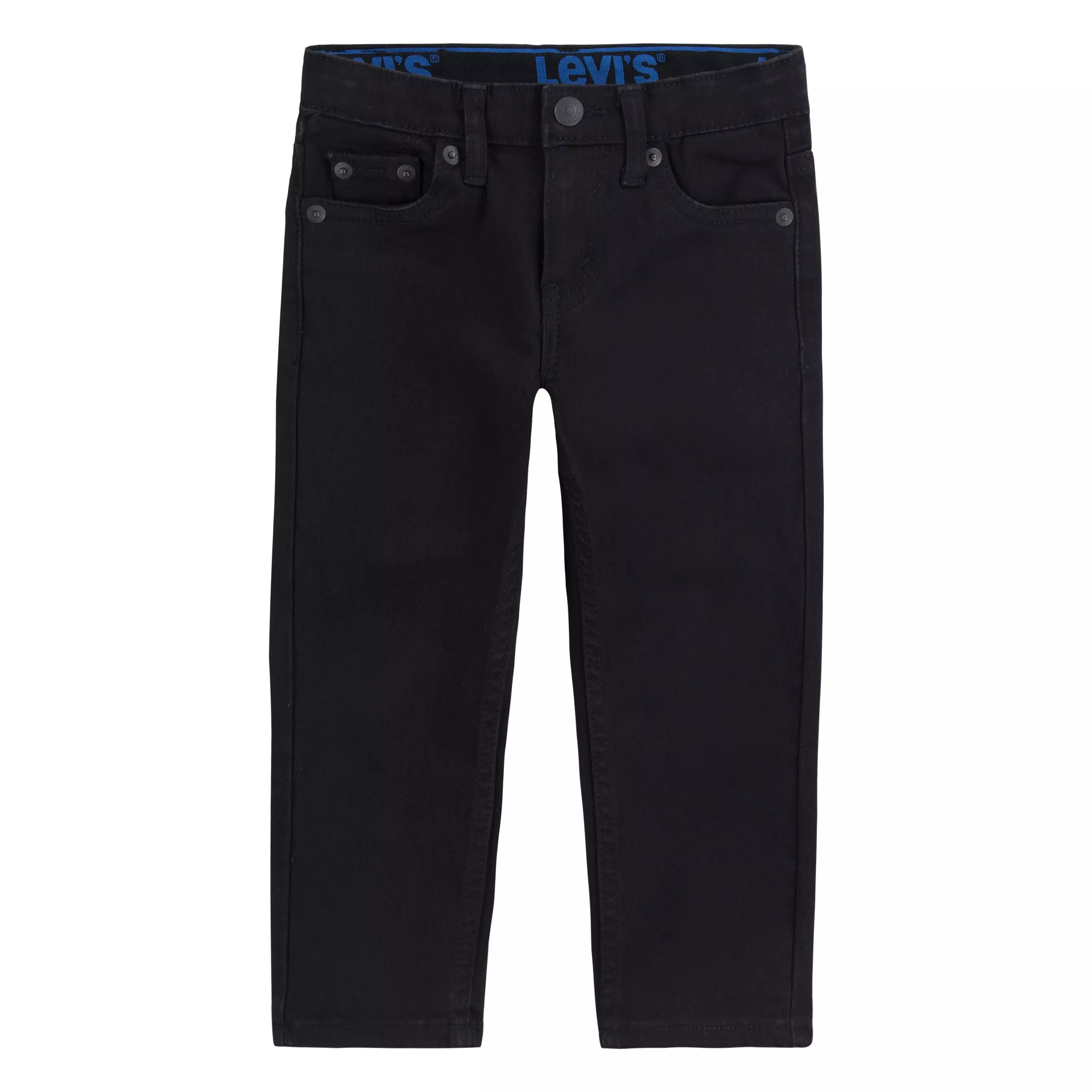 Levi's 502 Strong Performance Tapered Fit Black Wash Toddler Boys' Black Denim Jeans - BLACK