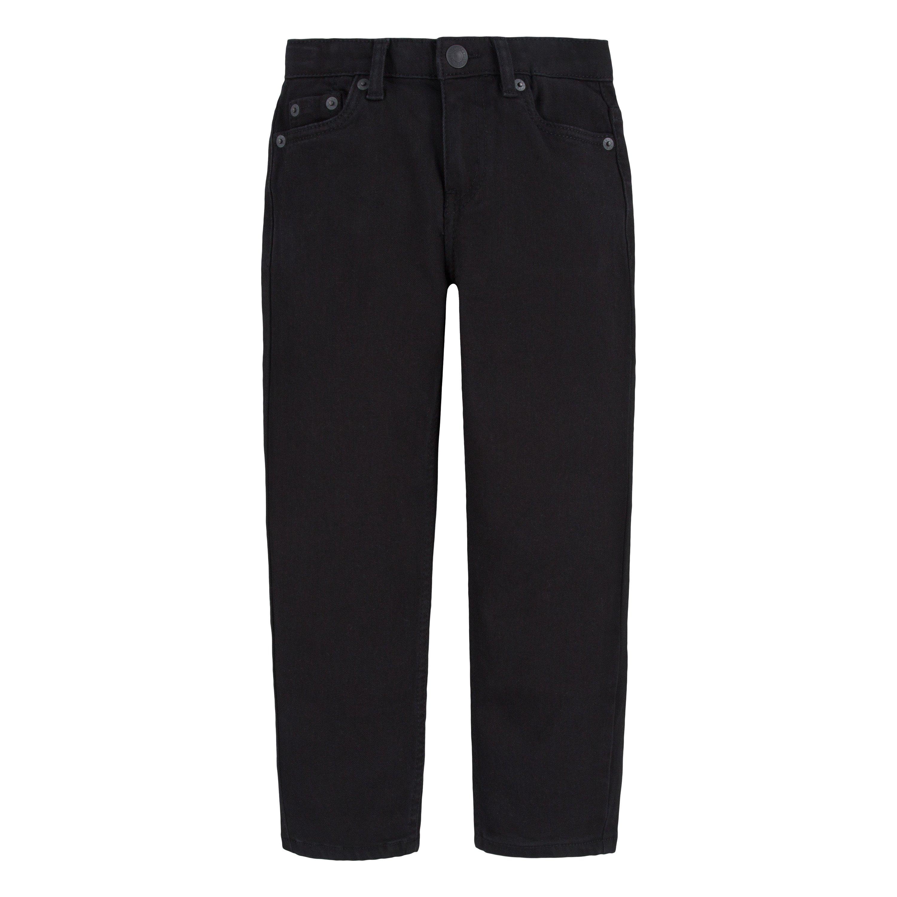 Levi's 502 Strong Performance Tapered Fit Black Wash Little Boys' Black Denim Jeans - BLACK