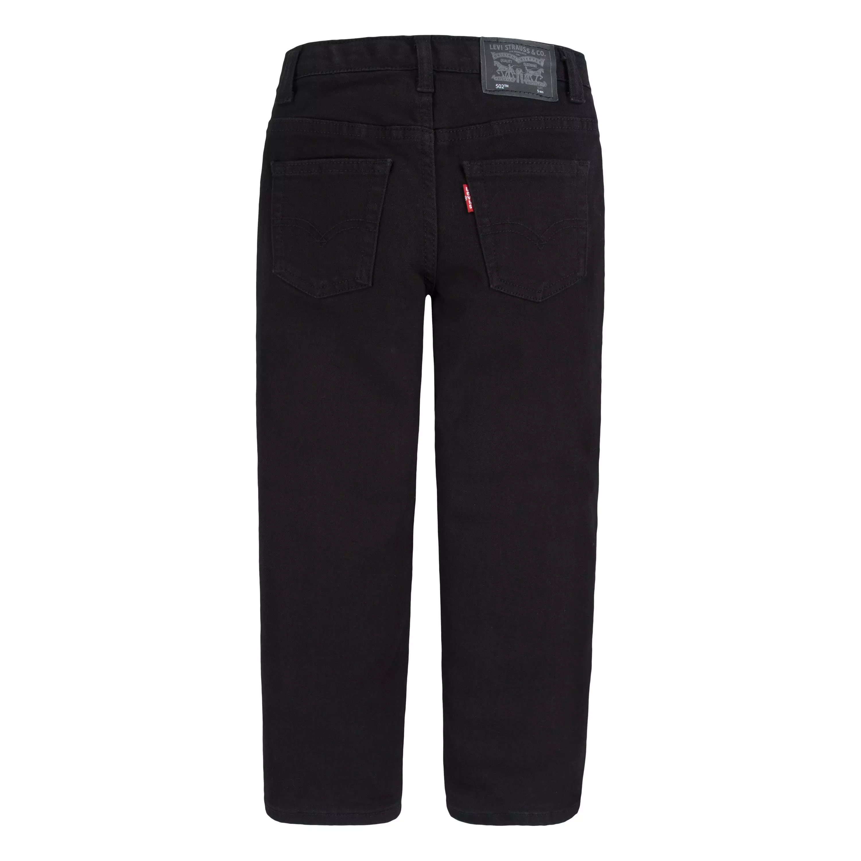 Levi's 502 Strong Performance Tapered Fit Black Wash Little Boys' Black Denim Jeans - BLACK