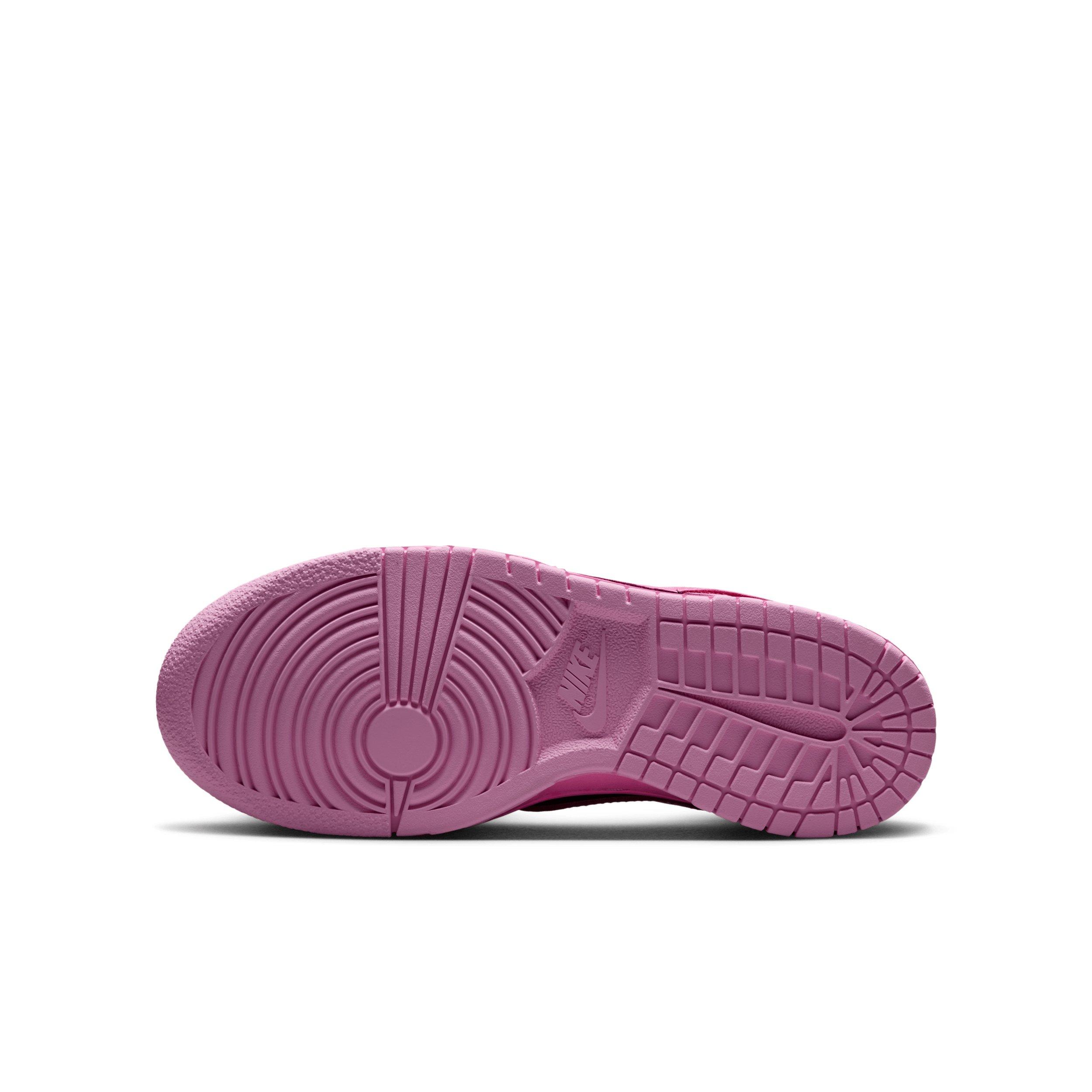 Nike Dunk Low SE "Pink Rise/Black/Playful Pink" Grade School Girls' Shoe - PINK/BLACK/PINK
