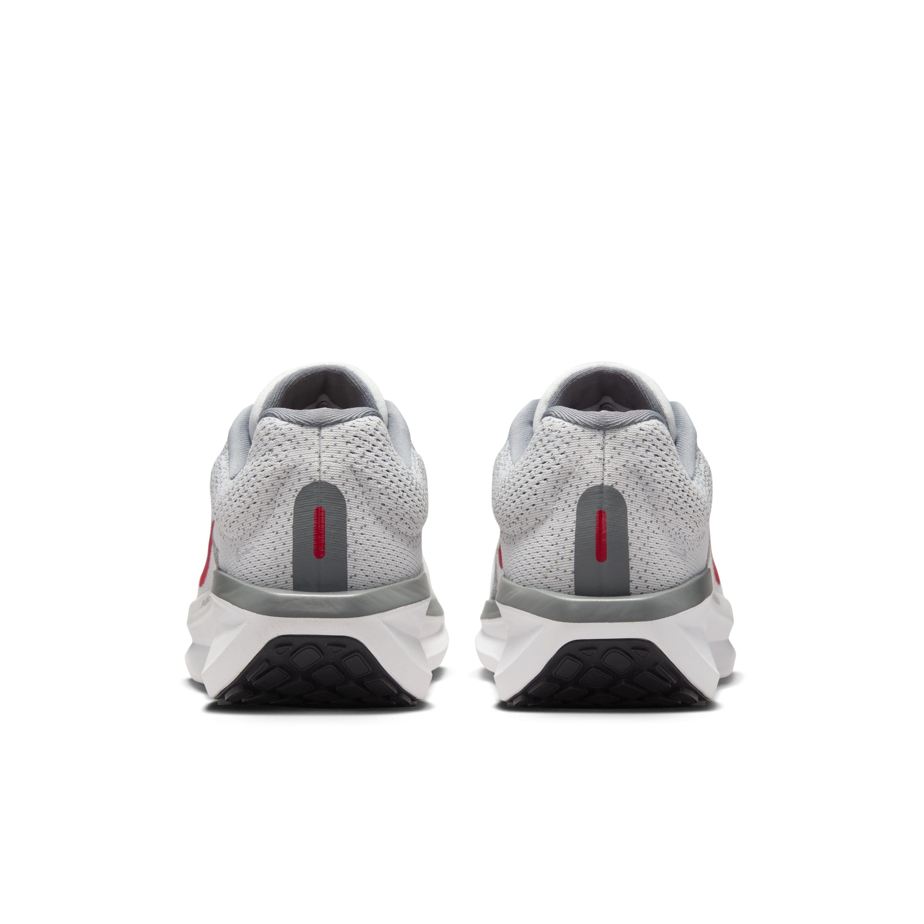 Nike Winflo 11 "Photon Dust/Smoke Grey/Light Smoke Grey/Fire Red" Men's Running Shoe - DUST/GREY/LT GREY/RED Thumbnail View 5