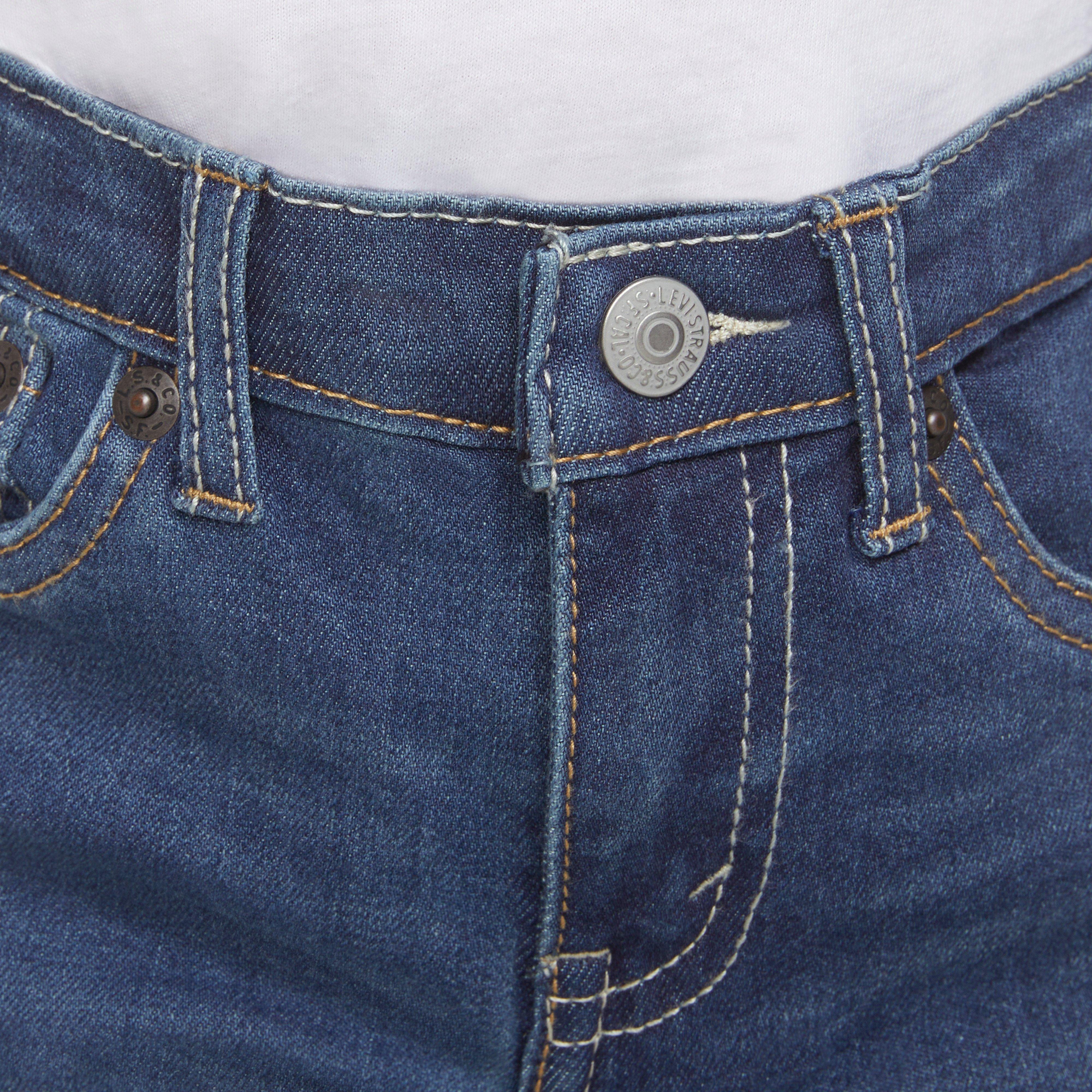 Levi's 502 Strong Performance Tapered Fit Med Wash Toddler Boys' Melbourne Blue Denim Jeans - MELBOURNE BLUE