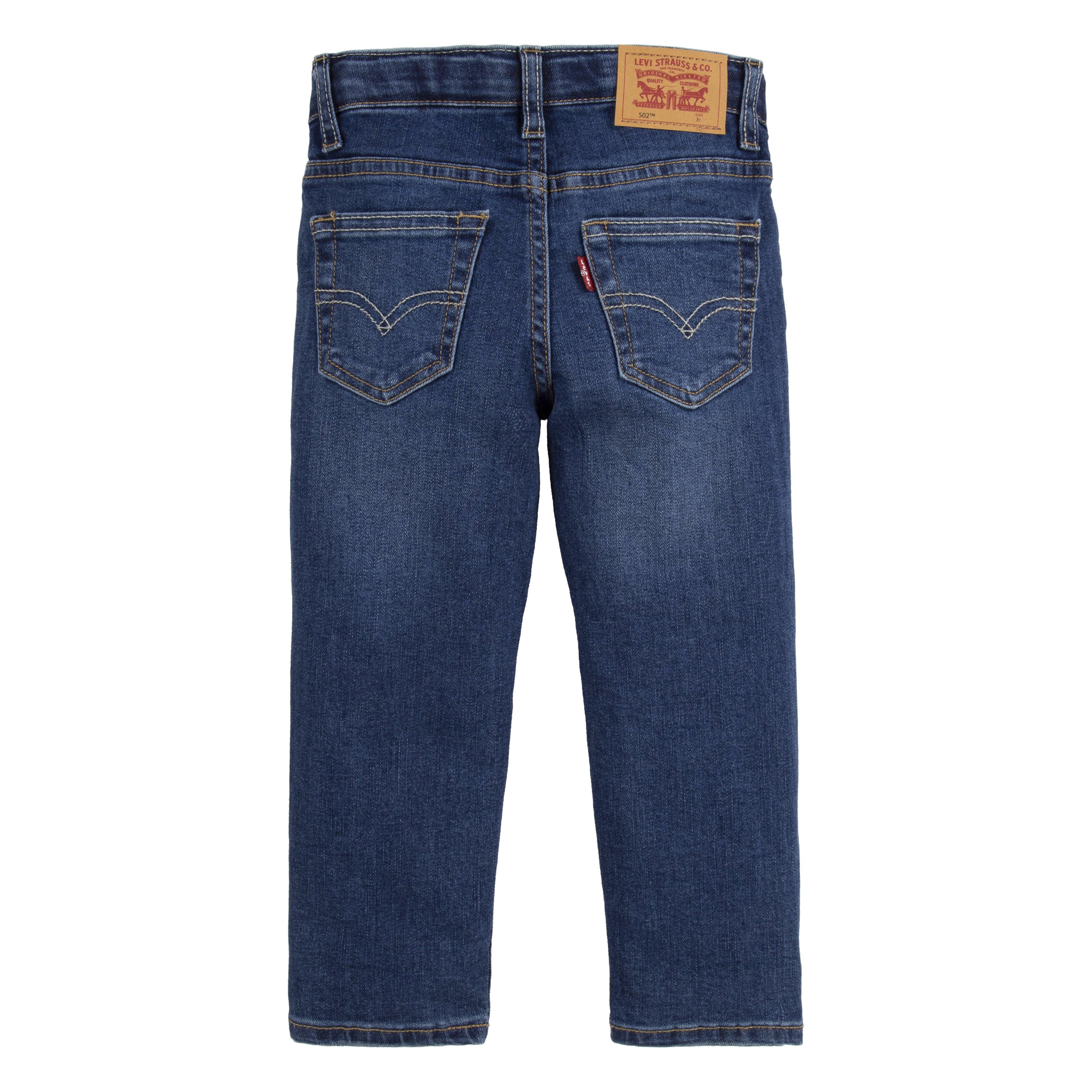 Levi's 502 Strong Performance Tapered Fit Med Wash Toddler Boys' Melbourne Blue Denim Jeans - MELBOURNE BLUE