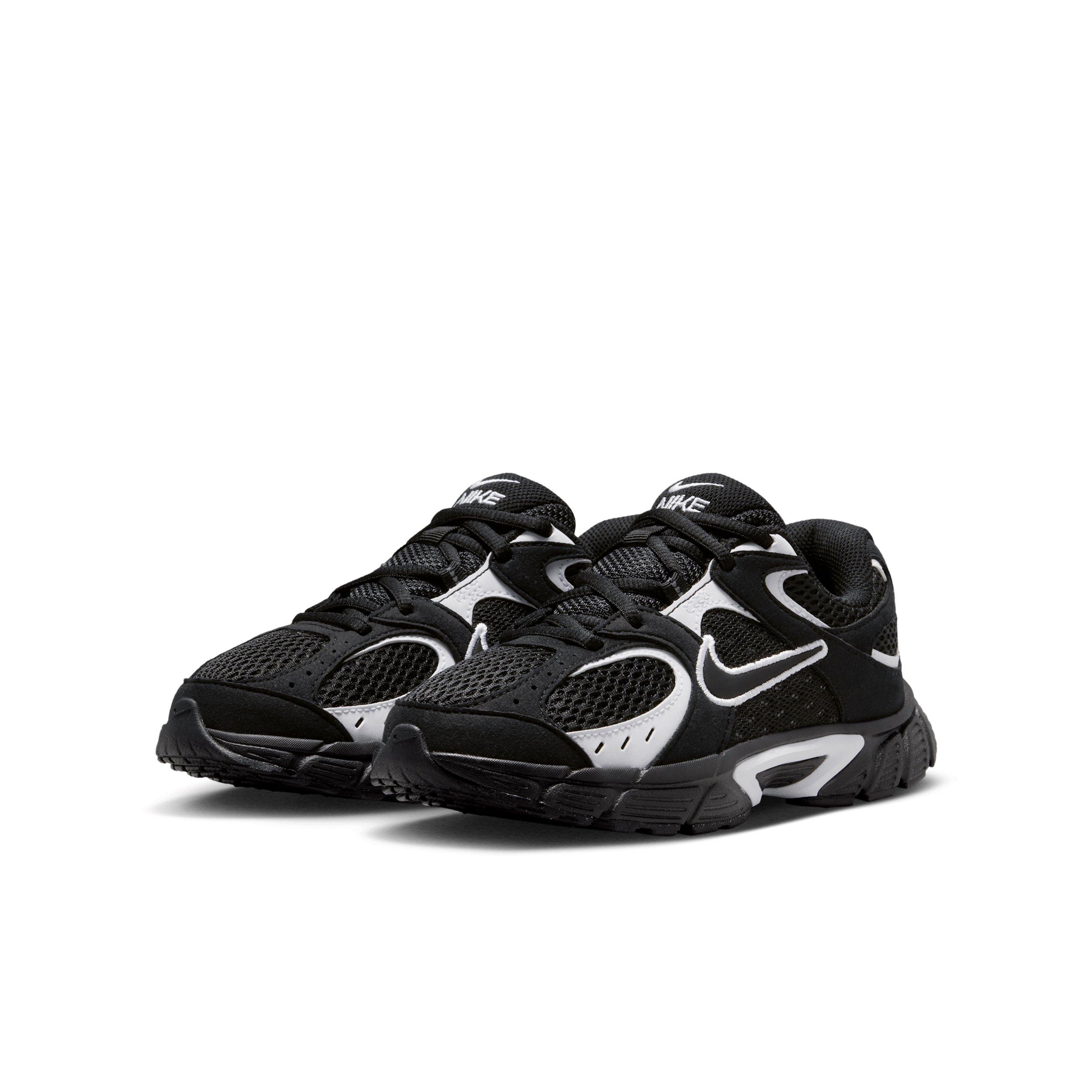 Nike V5 Runner Suede "Black/White/Black" Grade School Boys' Shoe - BLACK/WHITE/BLACK Thumbnail View 3