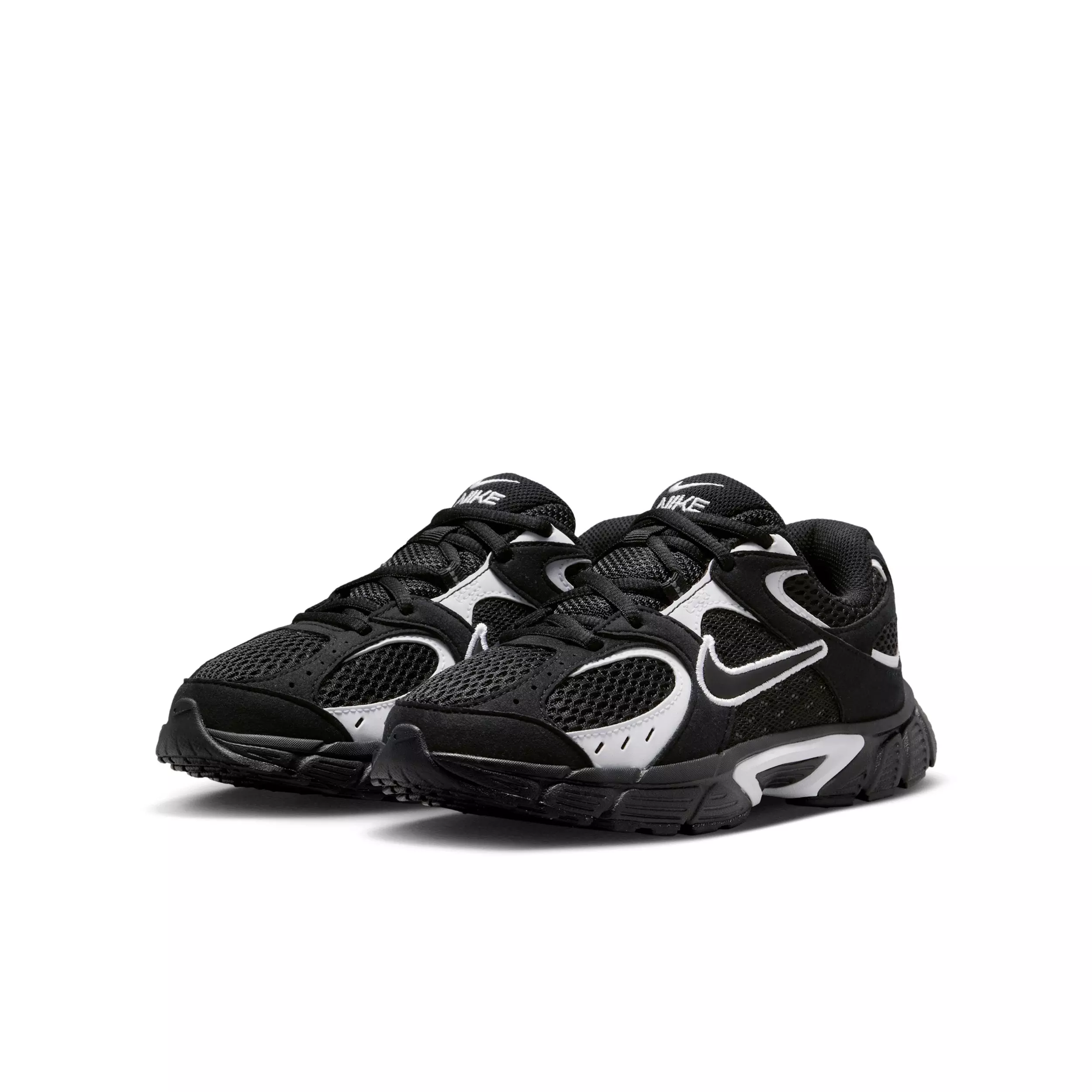 Nike V5 Runner Suede "Black/White/Black" Grade School Boys' Shoe - BLACK/WHITE/BLACK