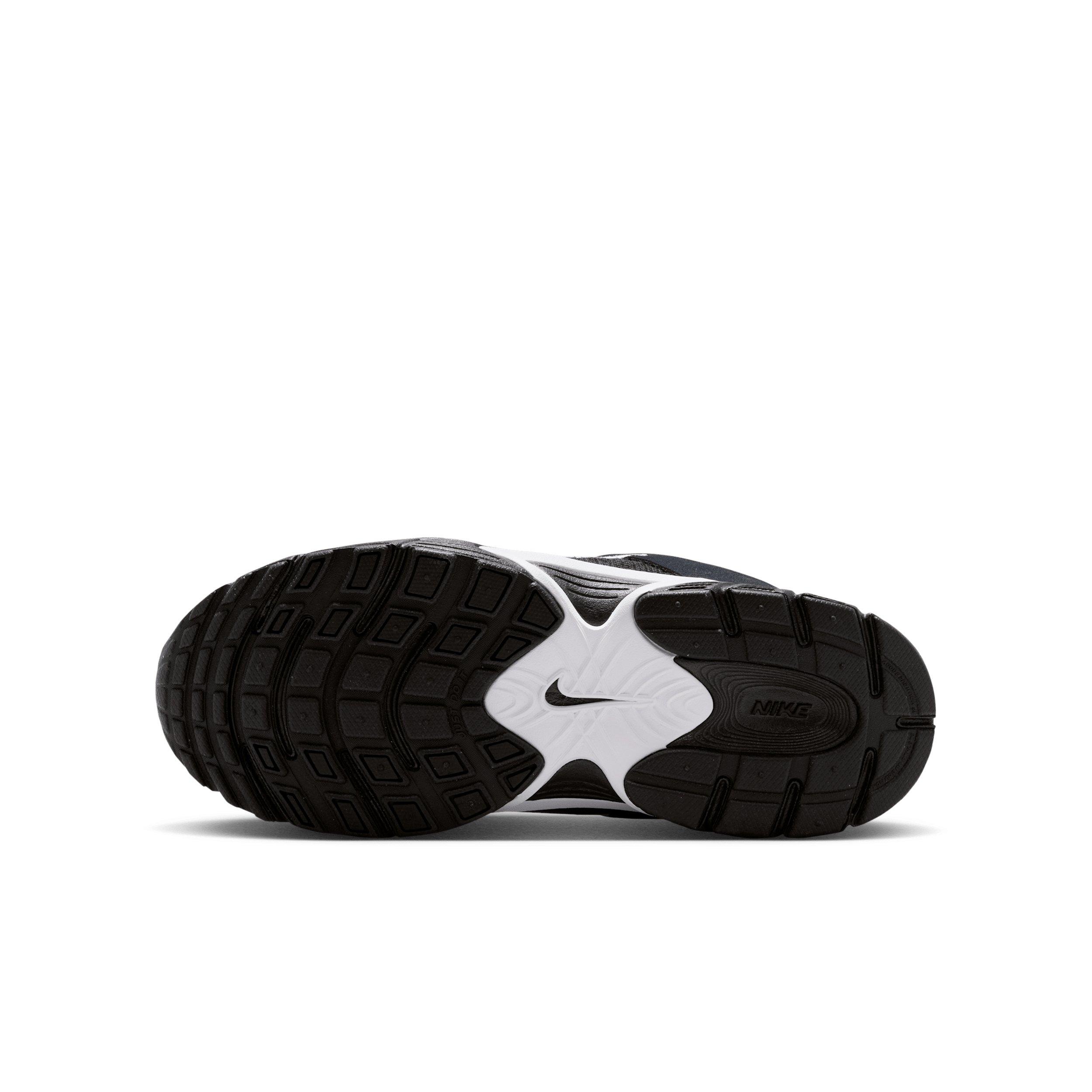 Nike V5 Runner Suede "Black/White/Black" Grade School Boys' Shoe - BLACK/WHITE/BLACK Thumbnail View 6