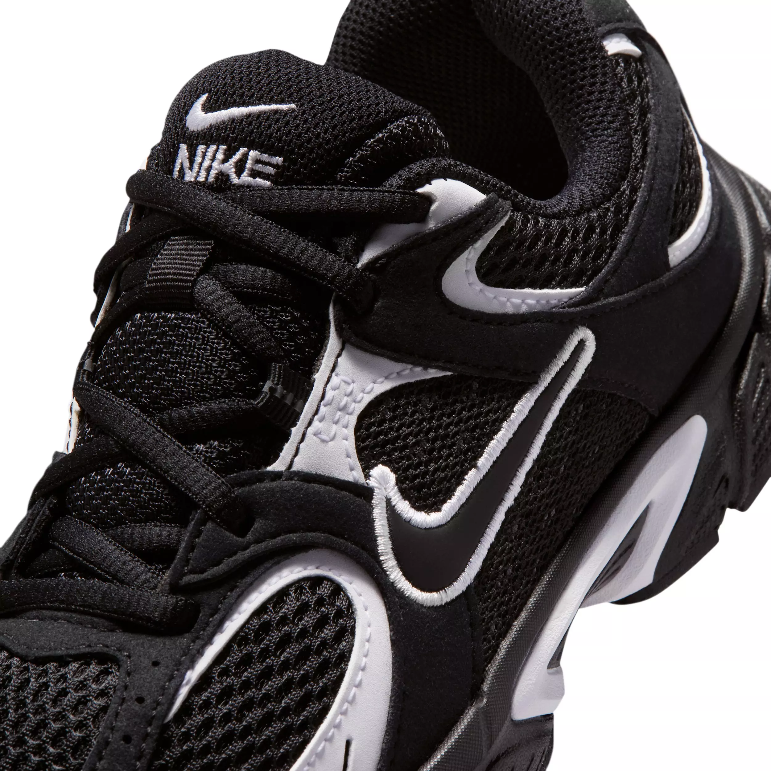Nike V5 Runner Suede "Black/White/Black" Grade School Boys' Shoe - BLACK/WHITE/BLACK