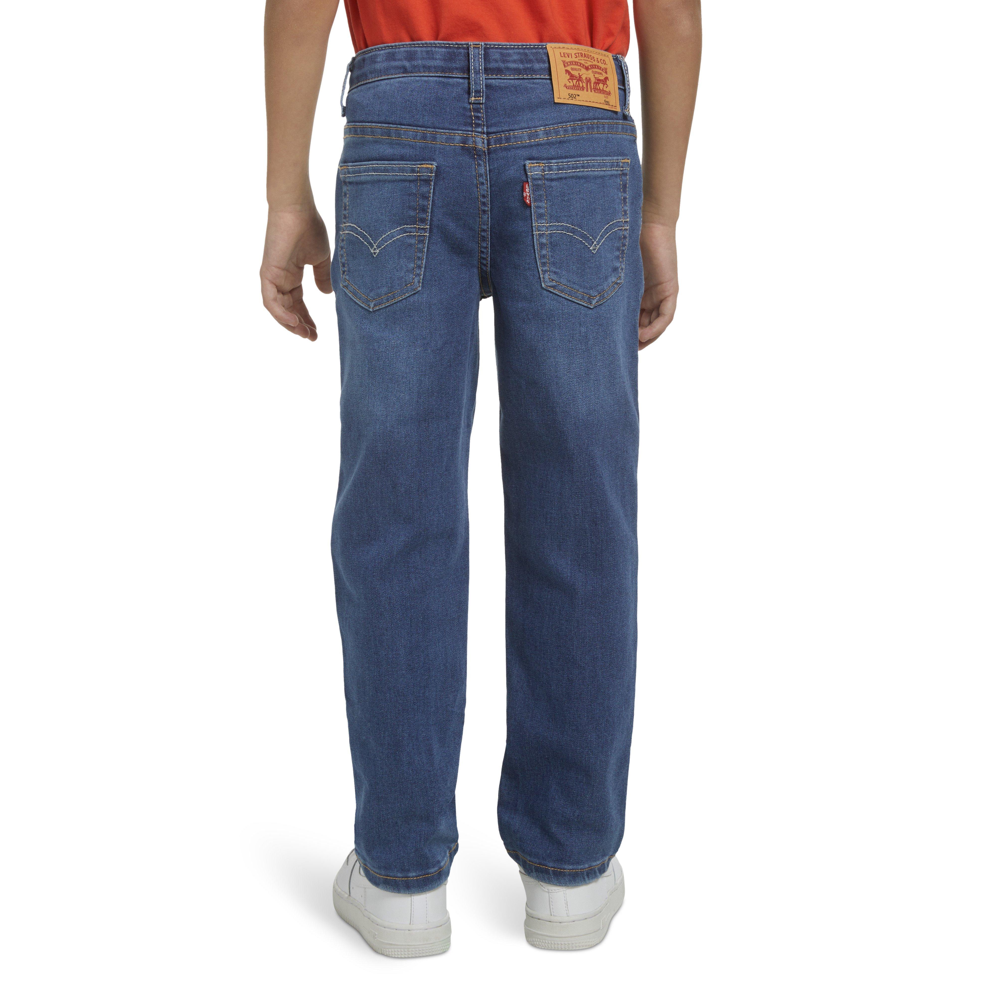 Levi's 502 Strong Performance Tapered Fit Med Wash Little Boys' Melbourne Blue Denim Jeans