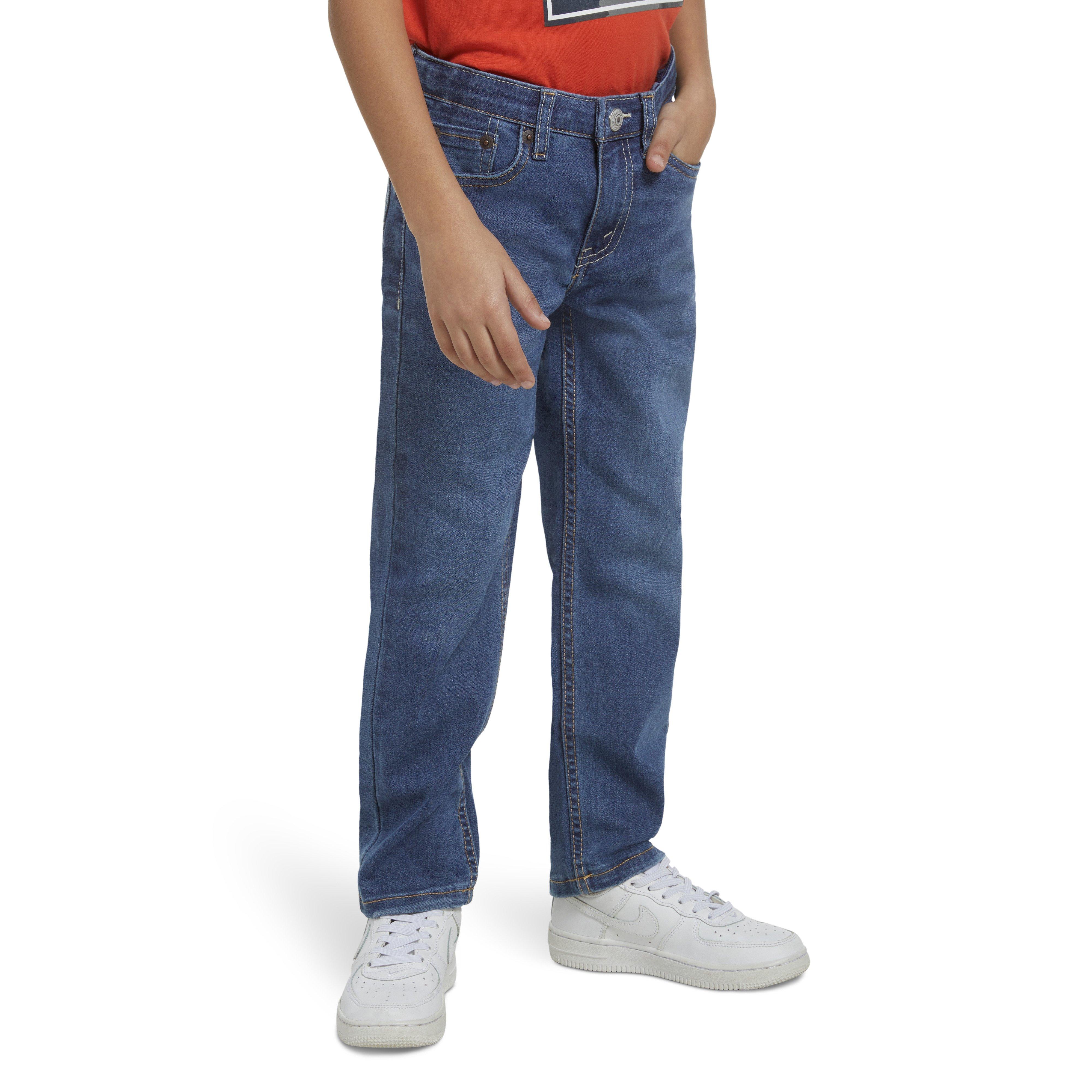 Levi's 502 Strong Performance Tapered Fit Med Wash Little Boys' Melbourne Blue Denim Jeans - MELBOURNE BLUE Thumbnail View 10