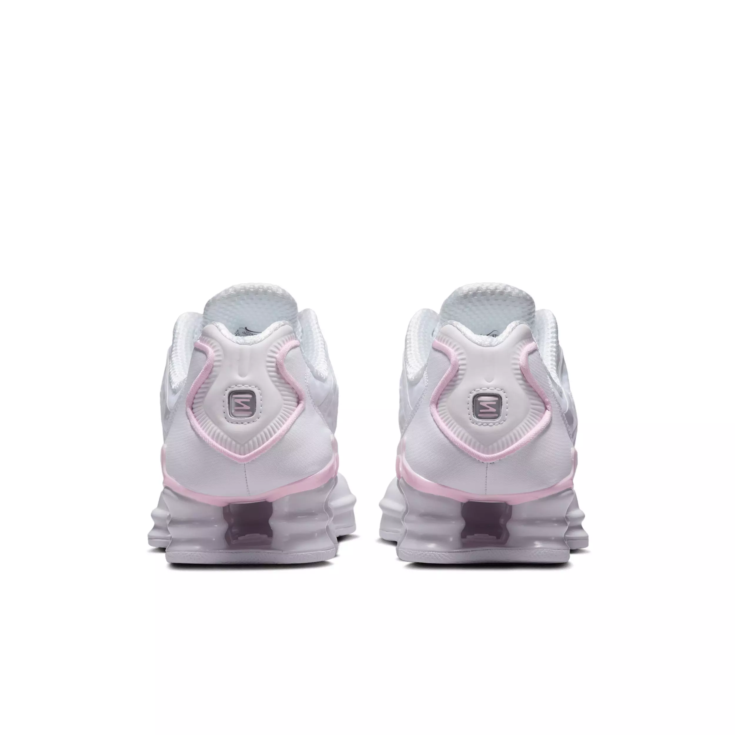 Nike Shox TL "White/Pink Foam/Metallic Silver" Grade School Girls' Shoe - WHITE/PINK/SILVER