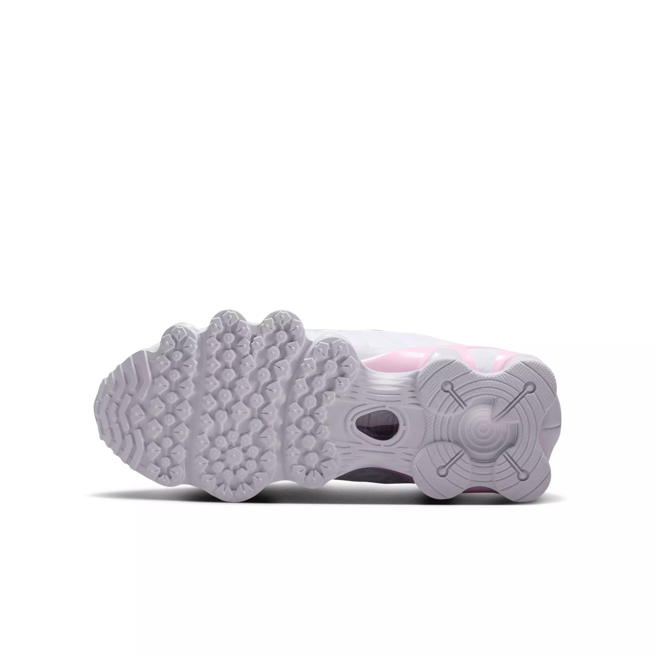 Nike Shox TL "White/Pink Foam/Metallic Silver" Grade School Girls' Shoe - WHITE/PINK/SILVER