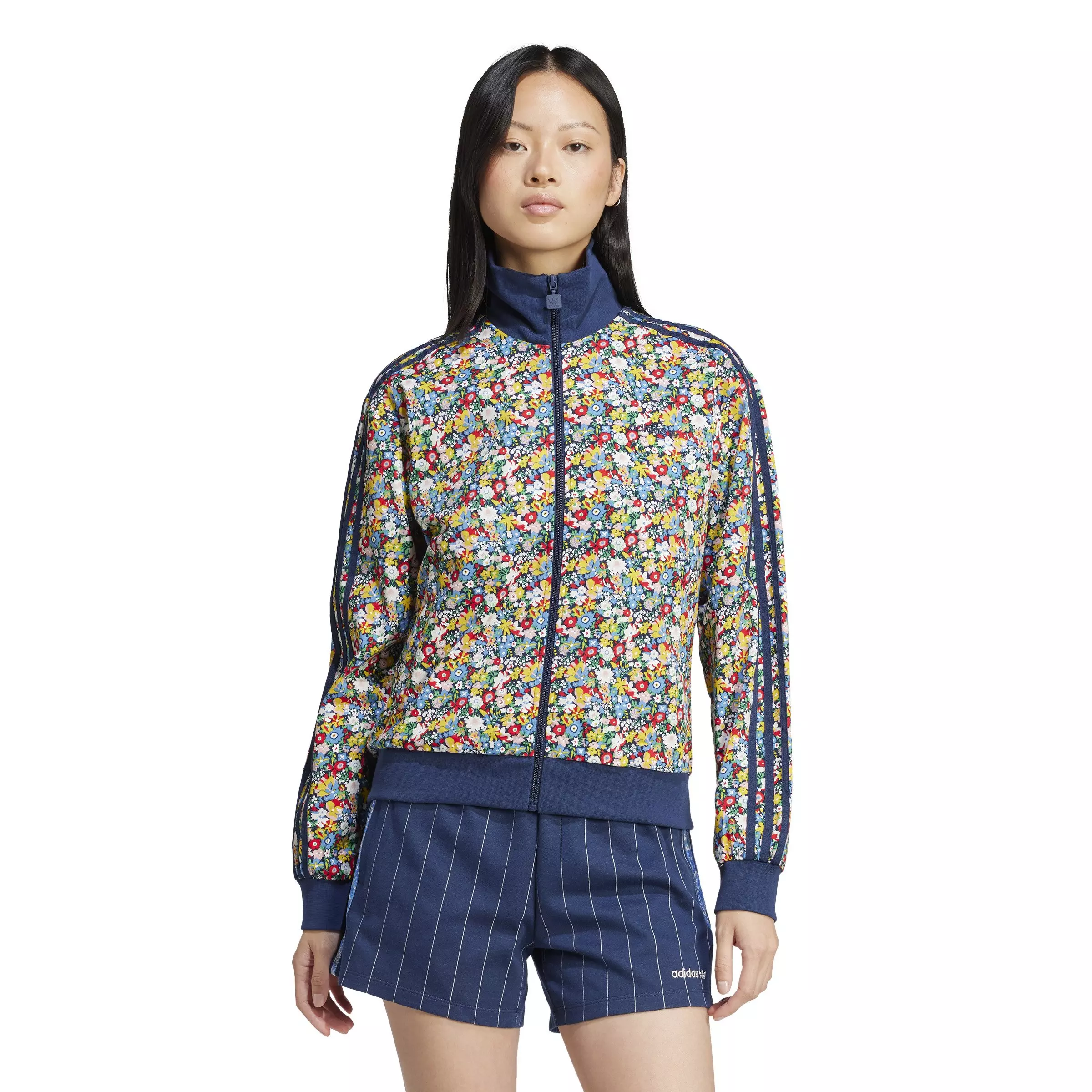 adidas Originals x Liberty London Women's Floral Track Top -Multi - MULTI-COLOR