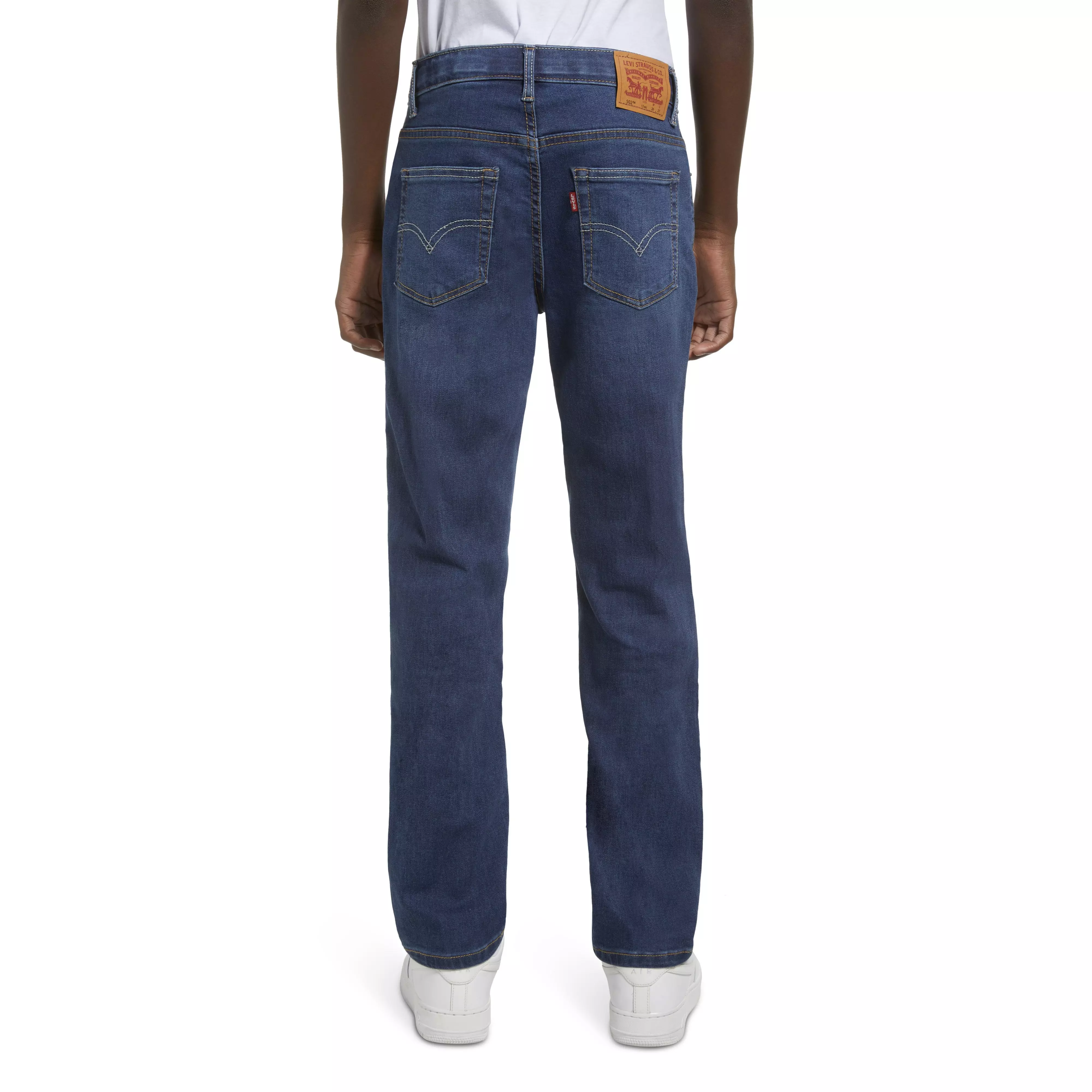 Levi's Big Boys' 502 Strong Performance Tapered Fit Med Wash Melbourne Blue Denim Jeans - MELBOURNE BLUE