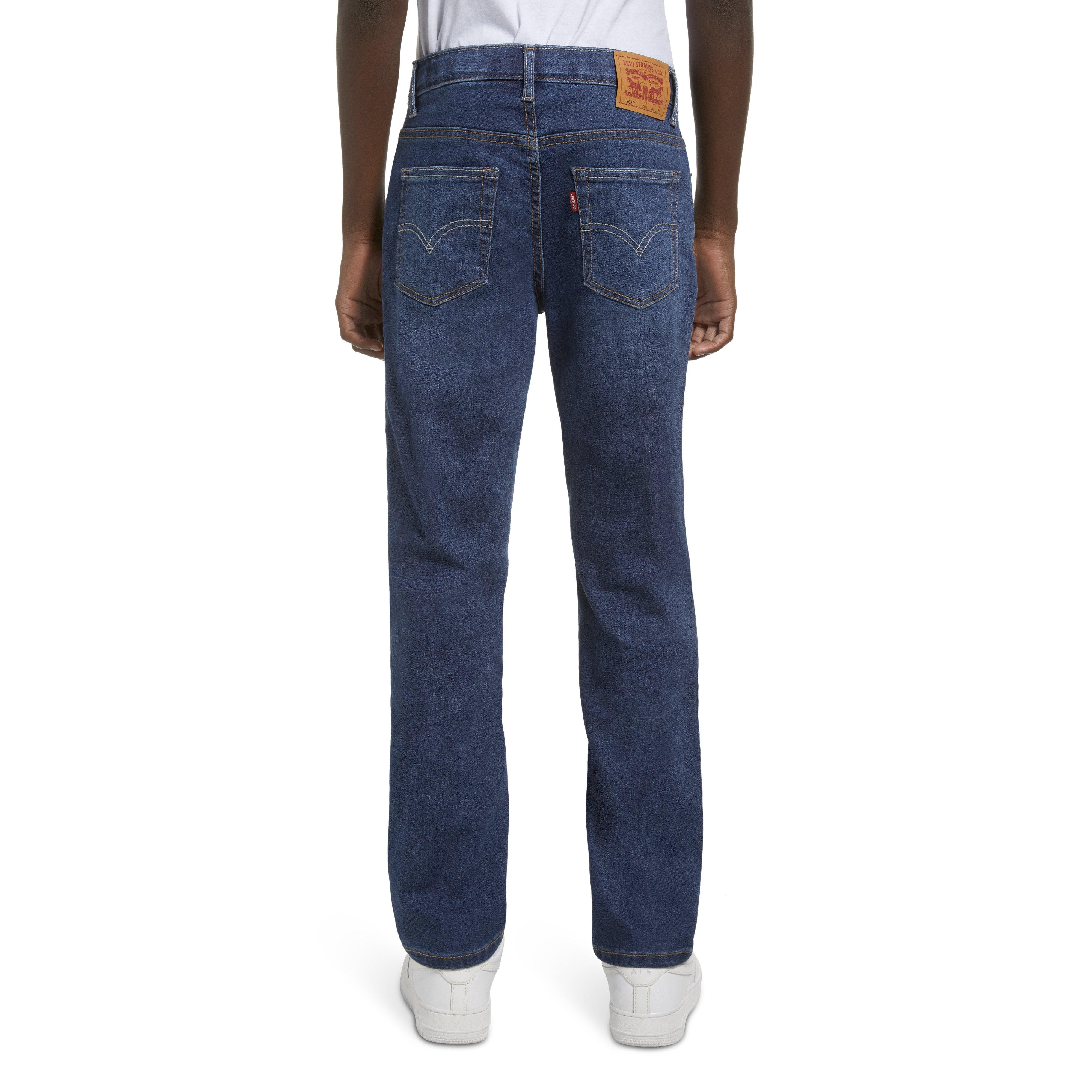 Levi's 502 Strong Performance Tapered Fit Med Wash Big Boys' Melbourne Blue Denim Jeans