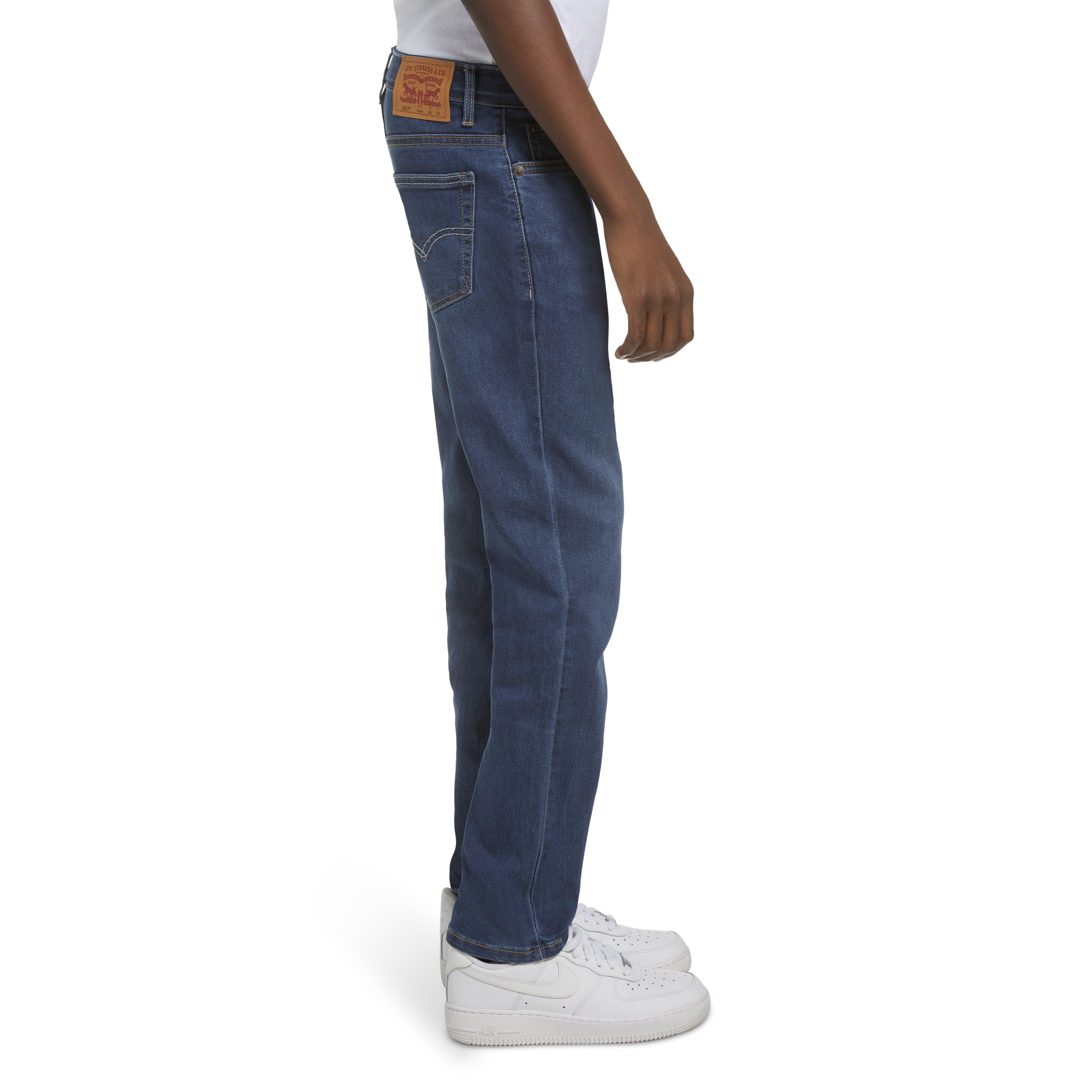 Levi's Big Boys' 502 Strong Performance Tapered Fit Med Wash Melbourne Blue Denim Jeans - MELBOURNE BLUE Thumbnail View 3