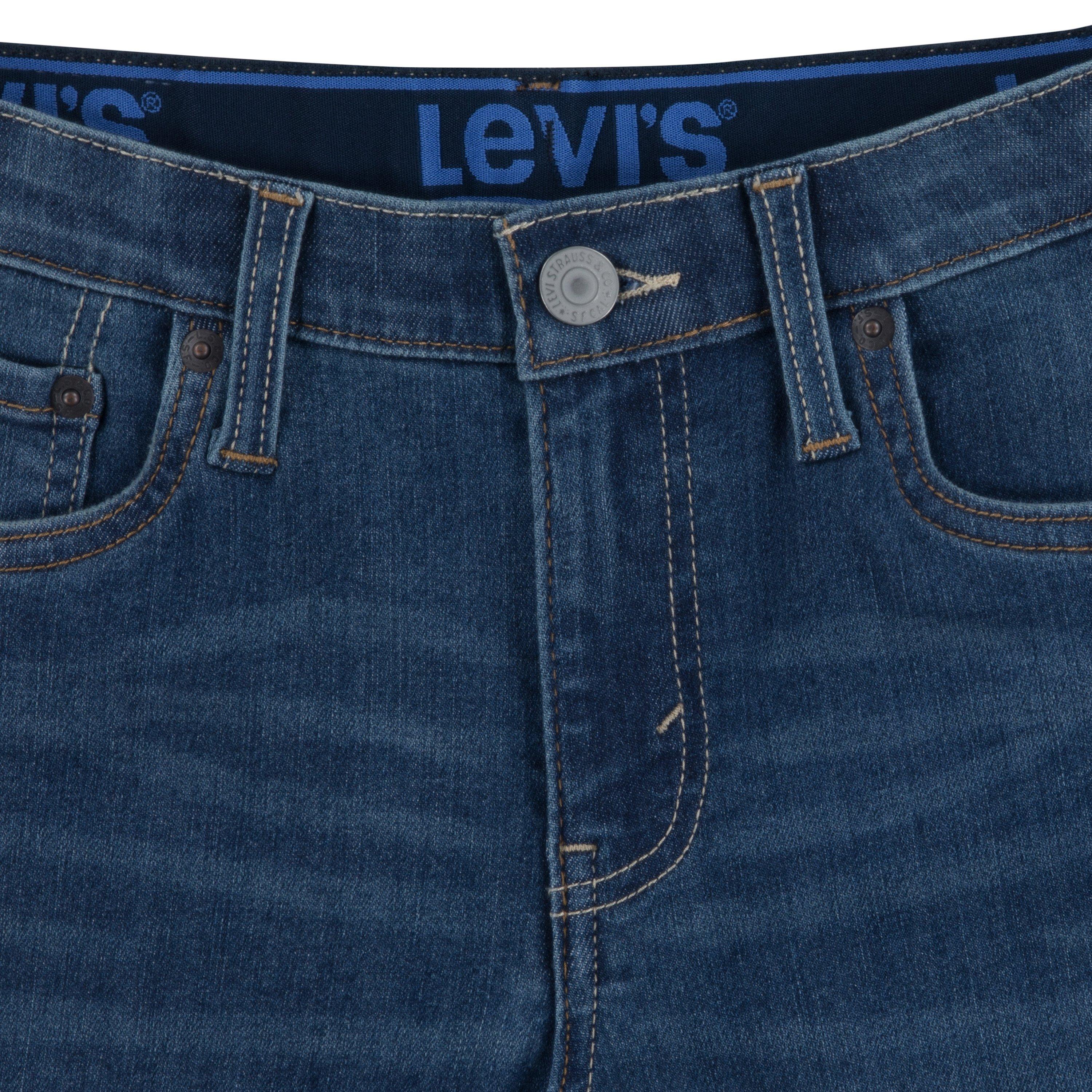 Levi's 502 Strong Performance Tapered Fit Med Wash Big Boys' Melbourne Blue Denim Jeans - MELBOURNE BLUE Thumbnail View 7