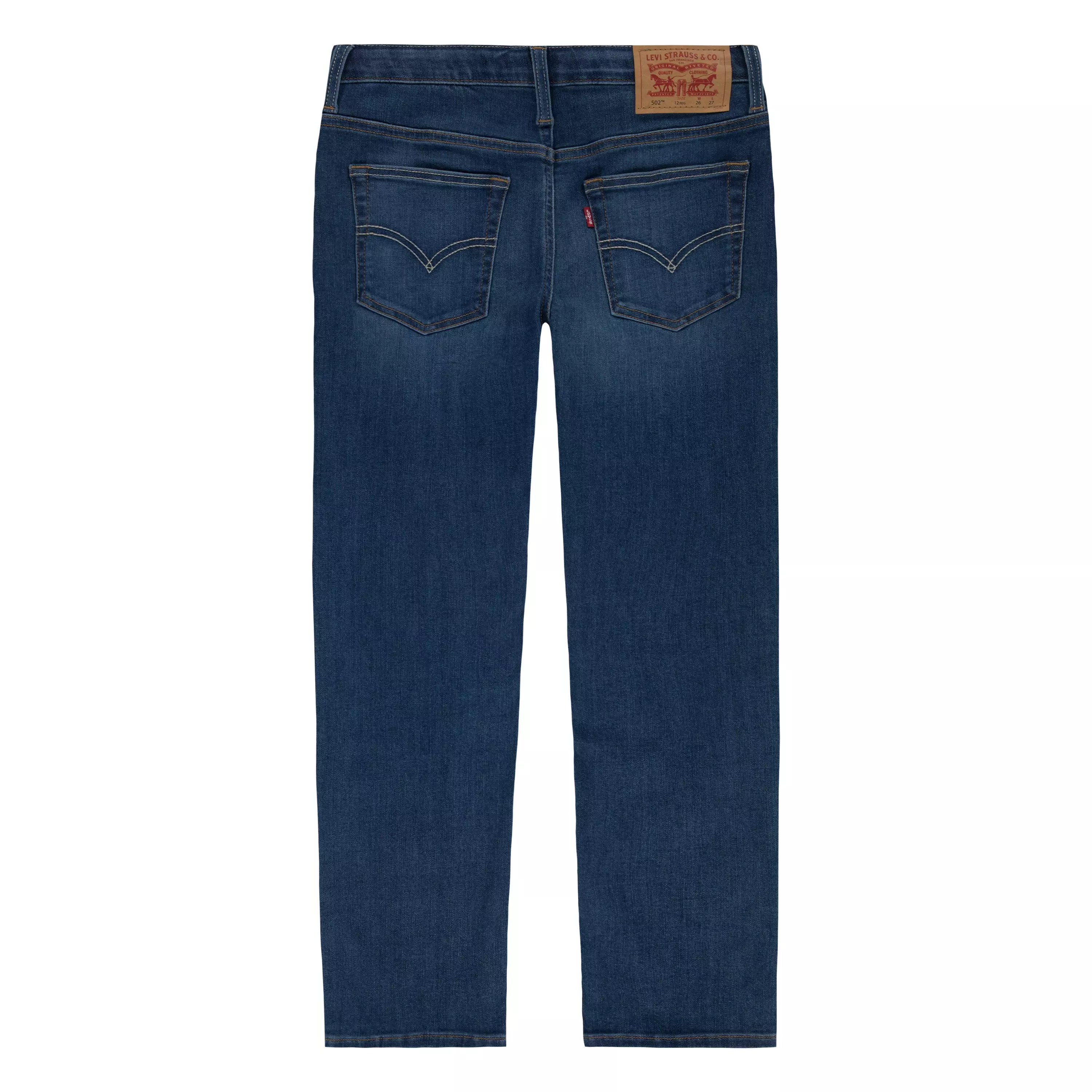 Levi's 502 Strong Performance Tapered Fit Med Wash Big Boys' Melbourne Blue Denim Jeans - MELBOURNE BLUE
