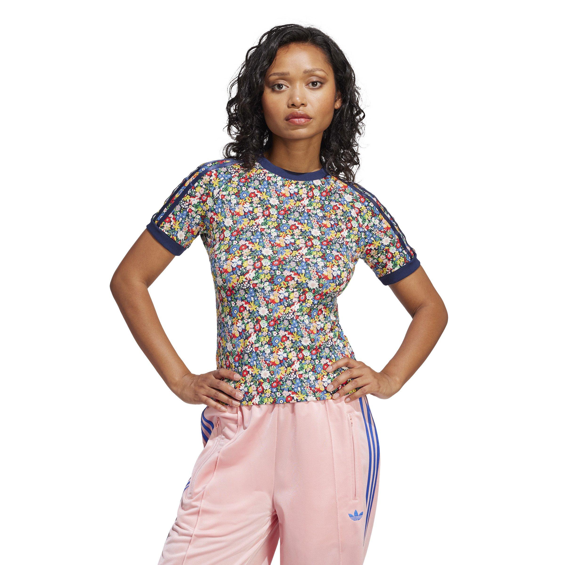 adidas Originals x Liberty London Women's Cali T-Shirt -Multi - MULTI-COLOR Thumbnail View 1