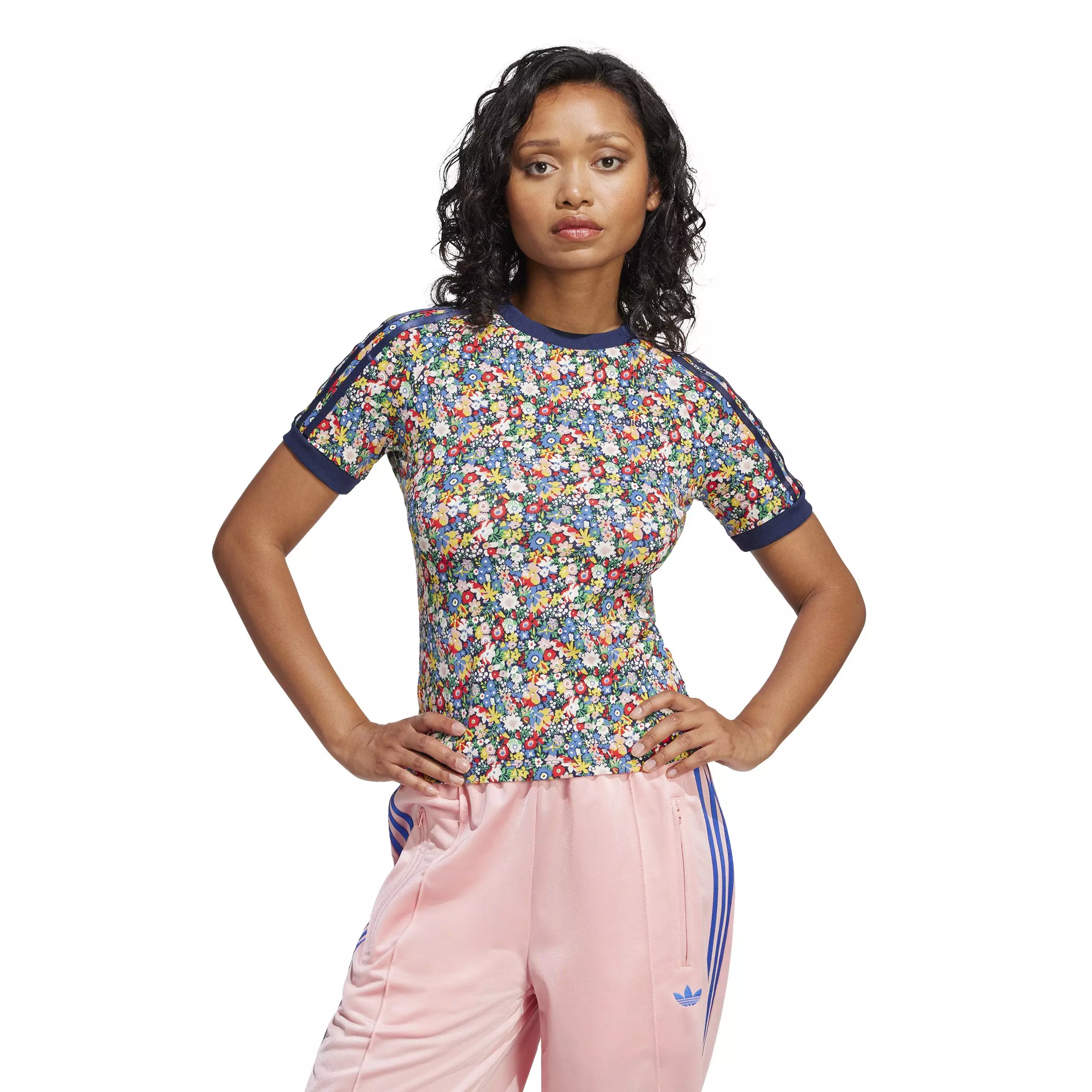 adidas Originals x Liberty London Women's Cali T-Shirt -Multi - MULTI-COLOR