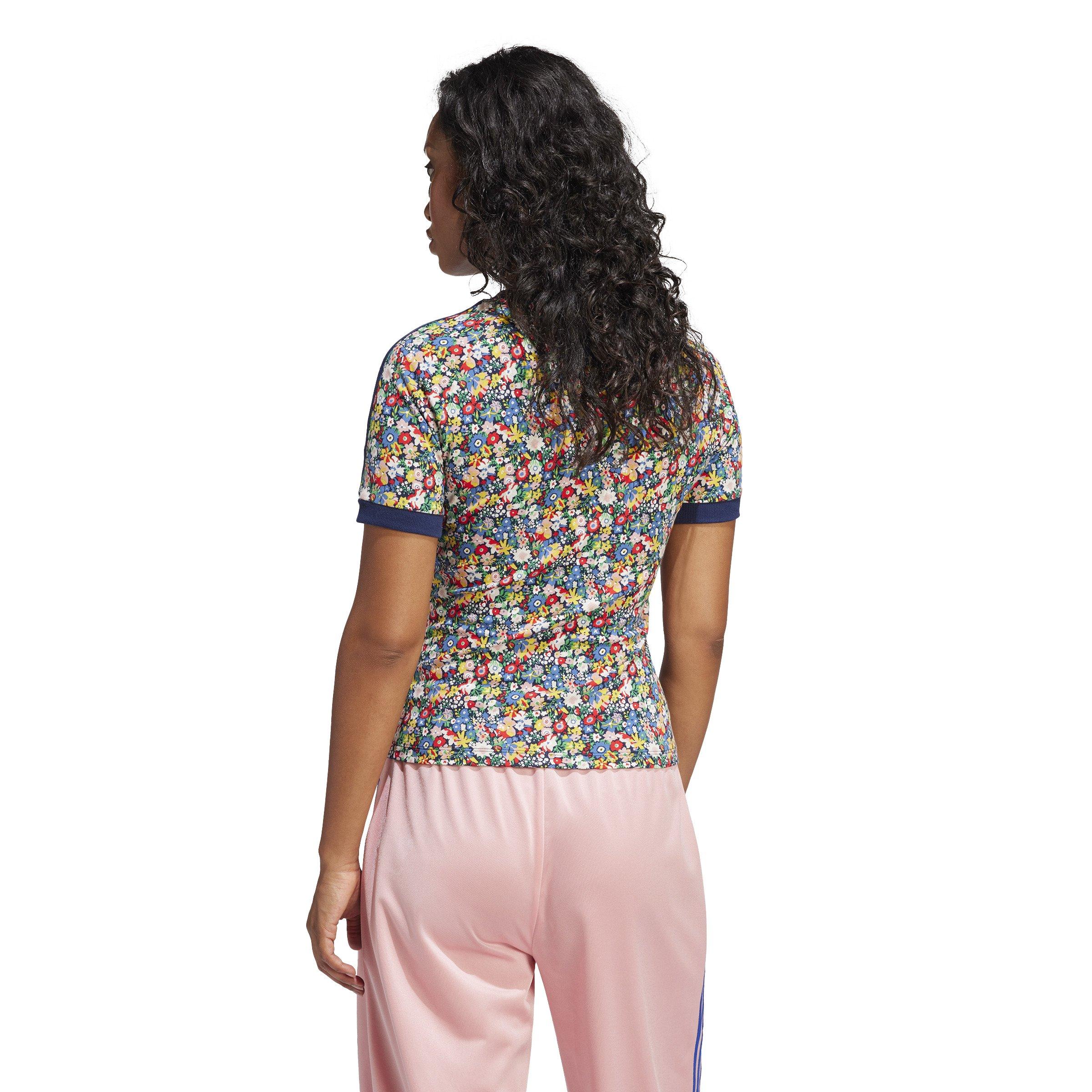 adidas Originals x Liberty London Women's Cali T-Shirt -Multi - MULTI-COLOR Thumbnail View 2