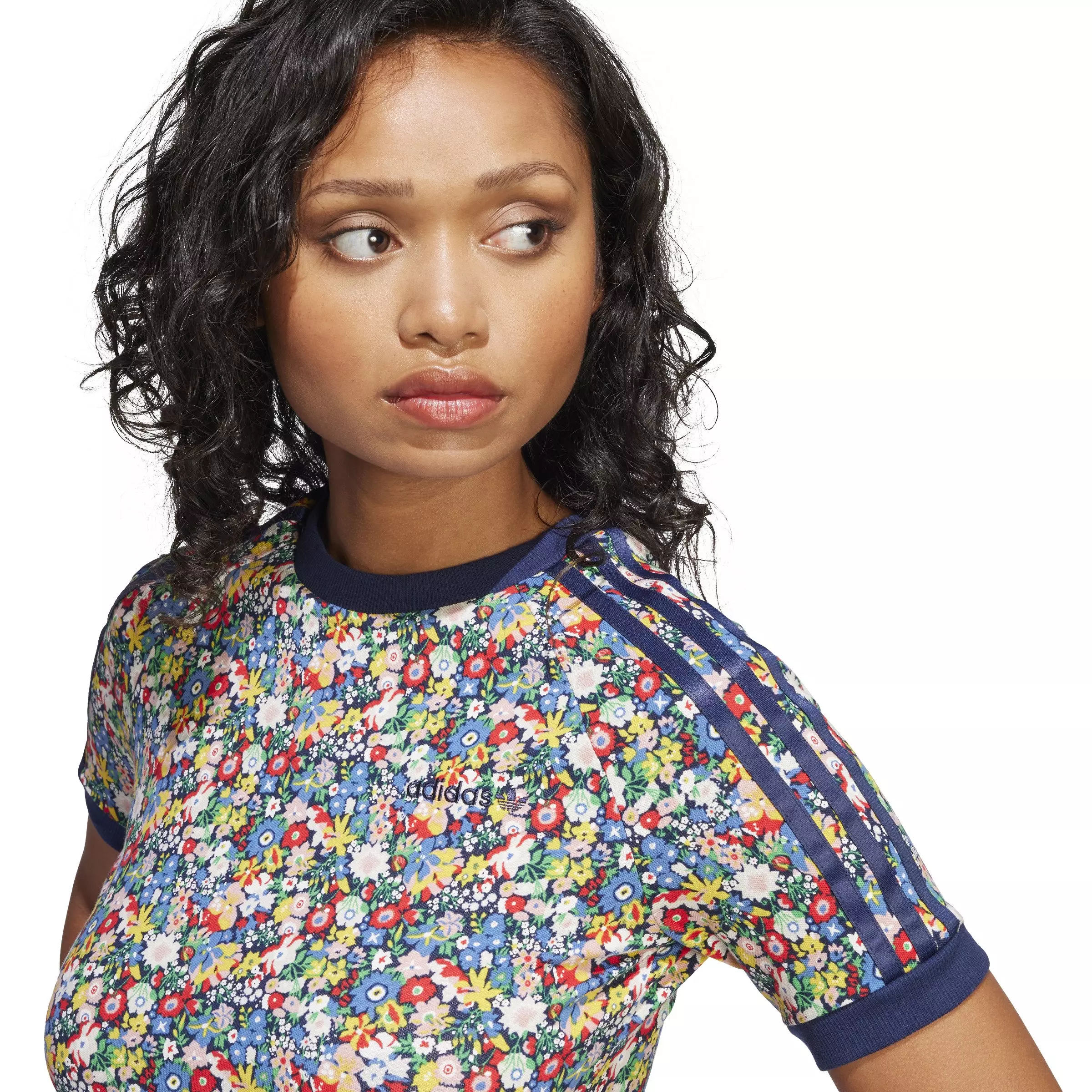 adidas Originals x Liberty London Women's Cali T-Shirt -Multi - MULTI-COLOR