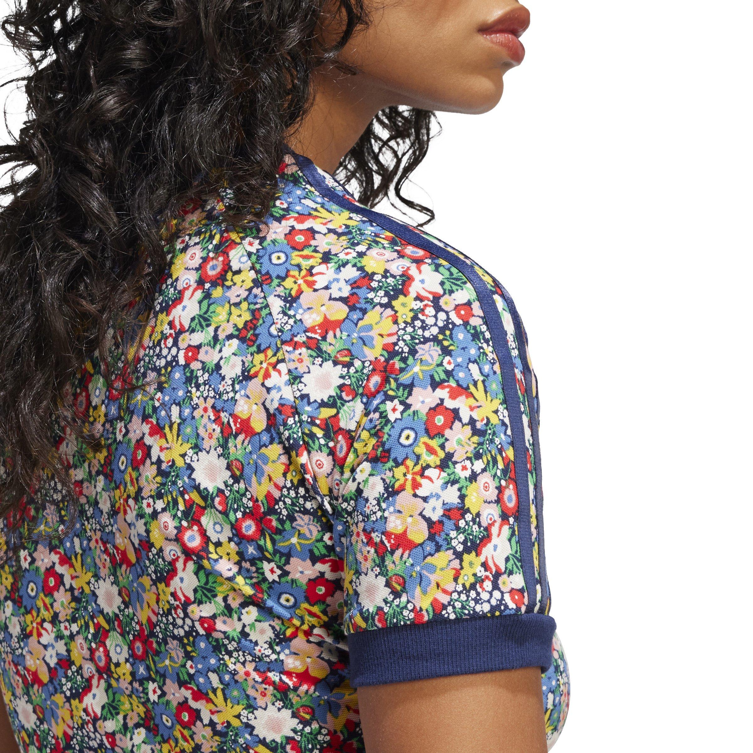 adidas Originals x Liberty London Women's Cali T-Shirt -Multi - MULTI-COLOR Thumbnail View 4