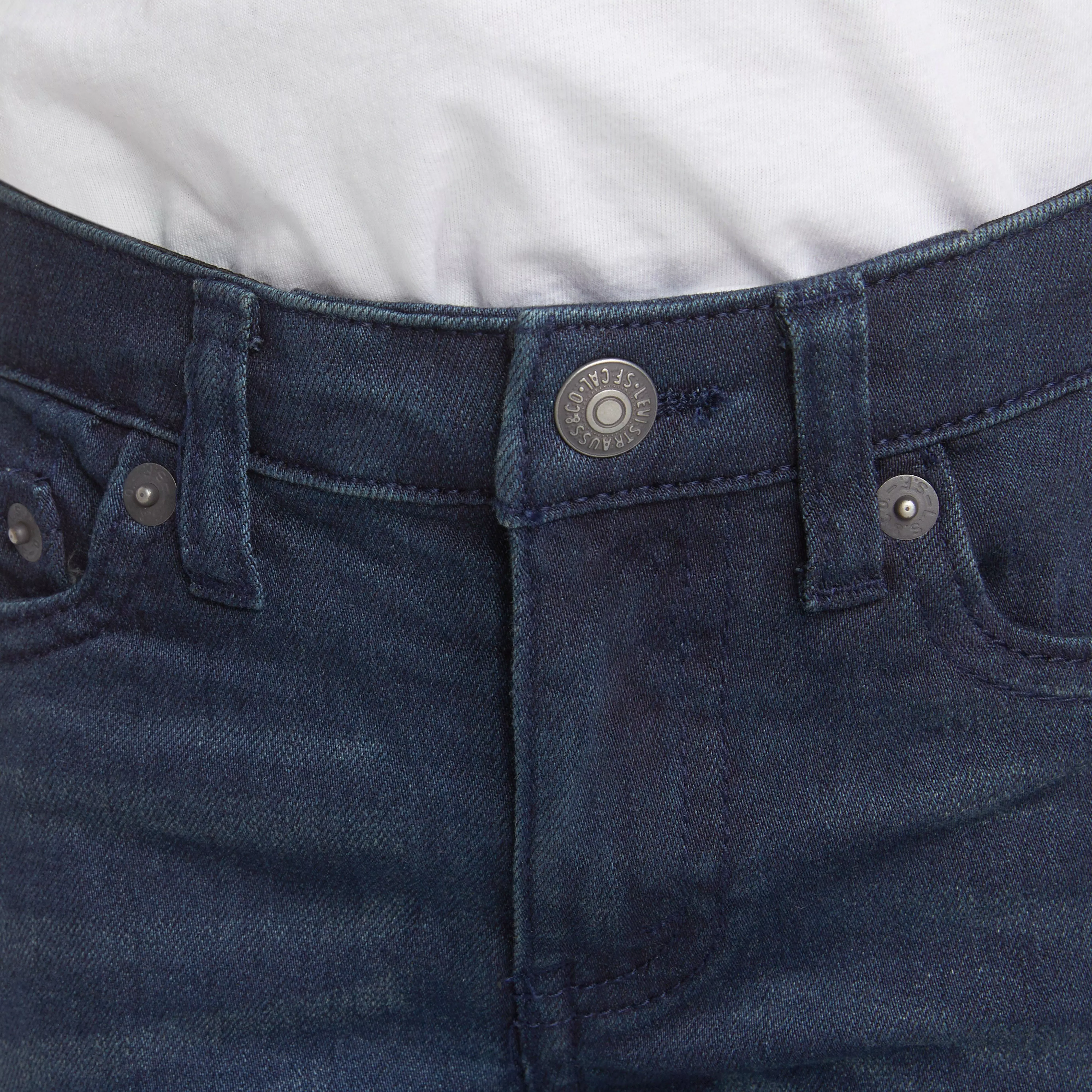 Levi's Toddler Boys' 502 Strong Performance Tapered Fit Dark Wash Dk Blue Denim Jeans - DK BLUE