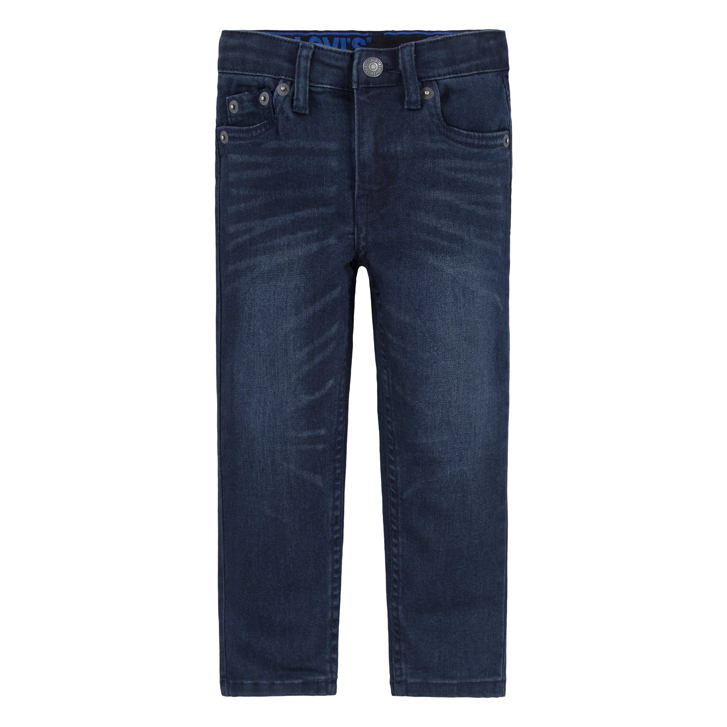 Levi's 502 Strong Performance Tapered Fit Dark Wash Toddler Boys' Dk Blue Denim Jeans - DK BLUE Thumbnail View 8