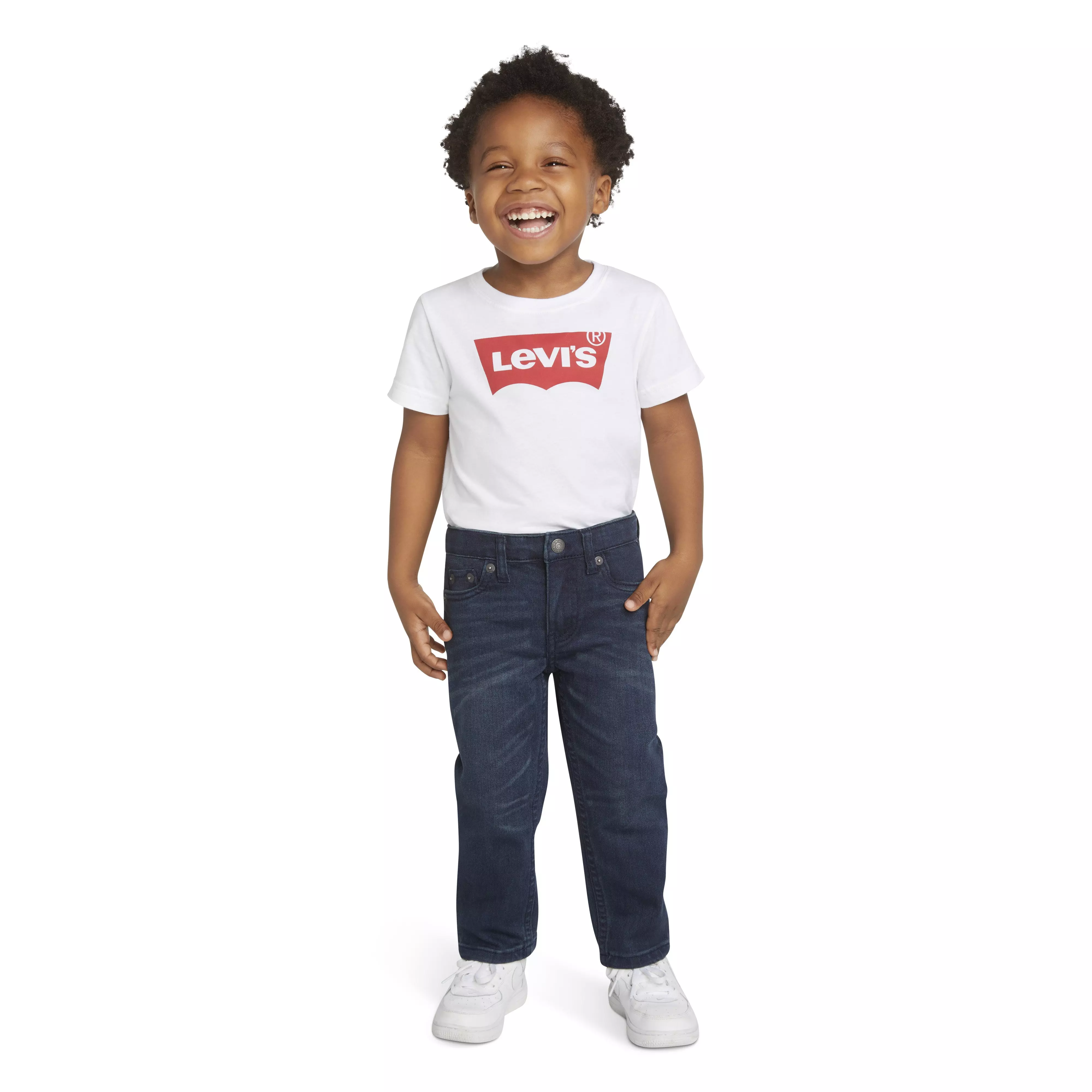 Levi's Toddler Boys' 502 Strong Performance Tapered Fit Dark Wash Dk Blue Denim Jeans - DK BLUE