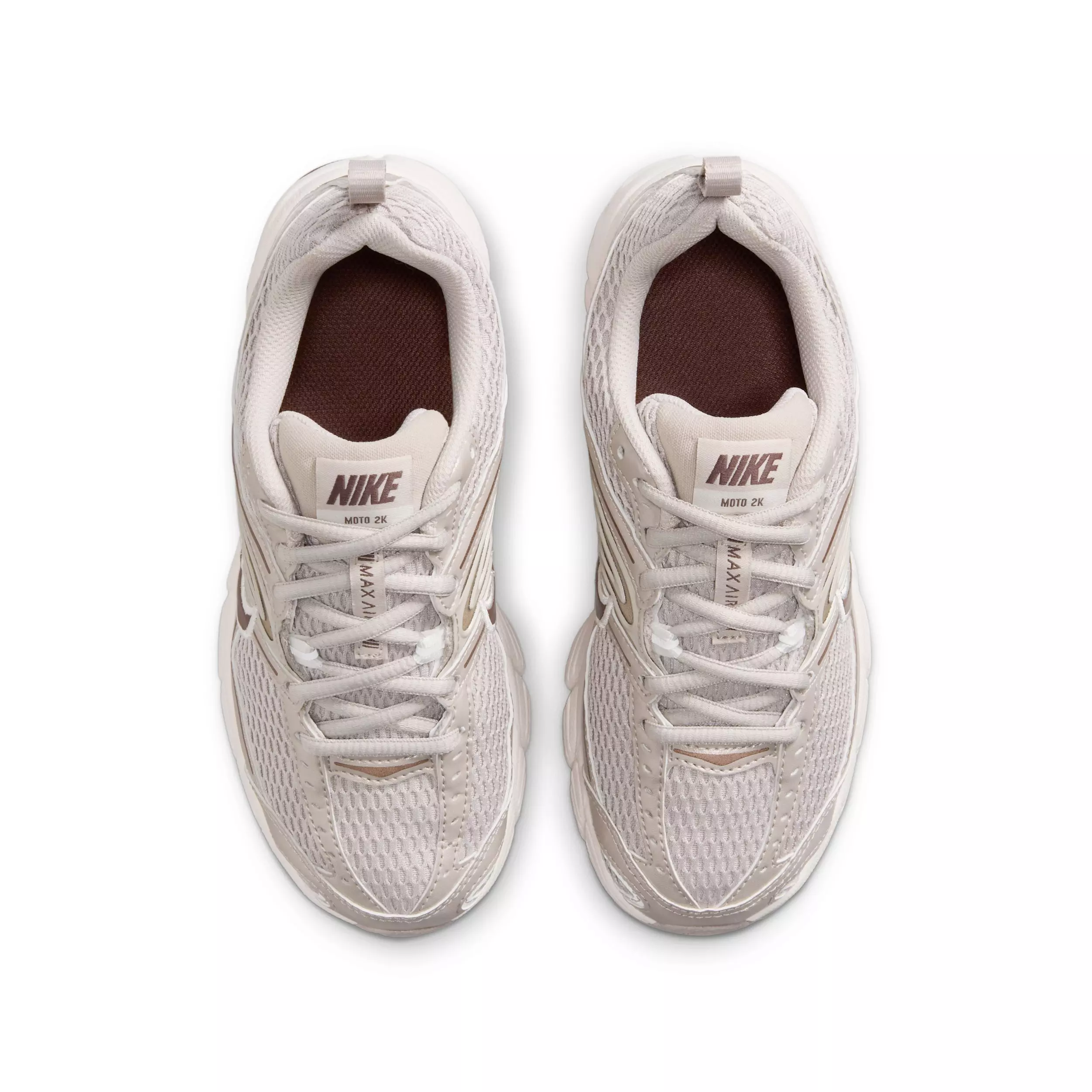 Nike Air Max Moto 2K "Cream II/Sail/Fauna Brown" Grade School Girls' Shoe - CREAM/SAIL/BROWN