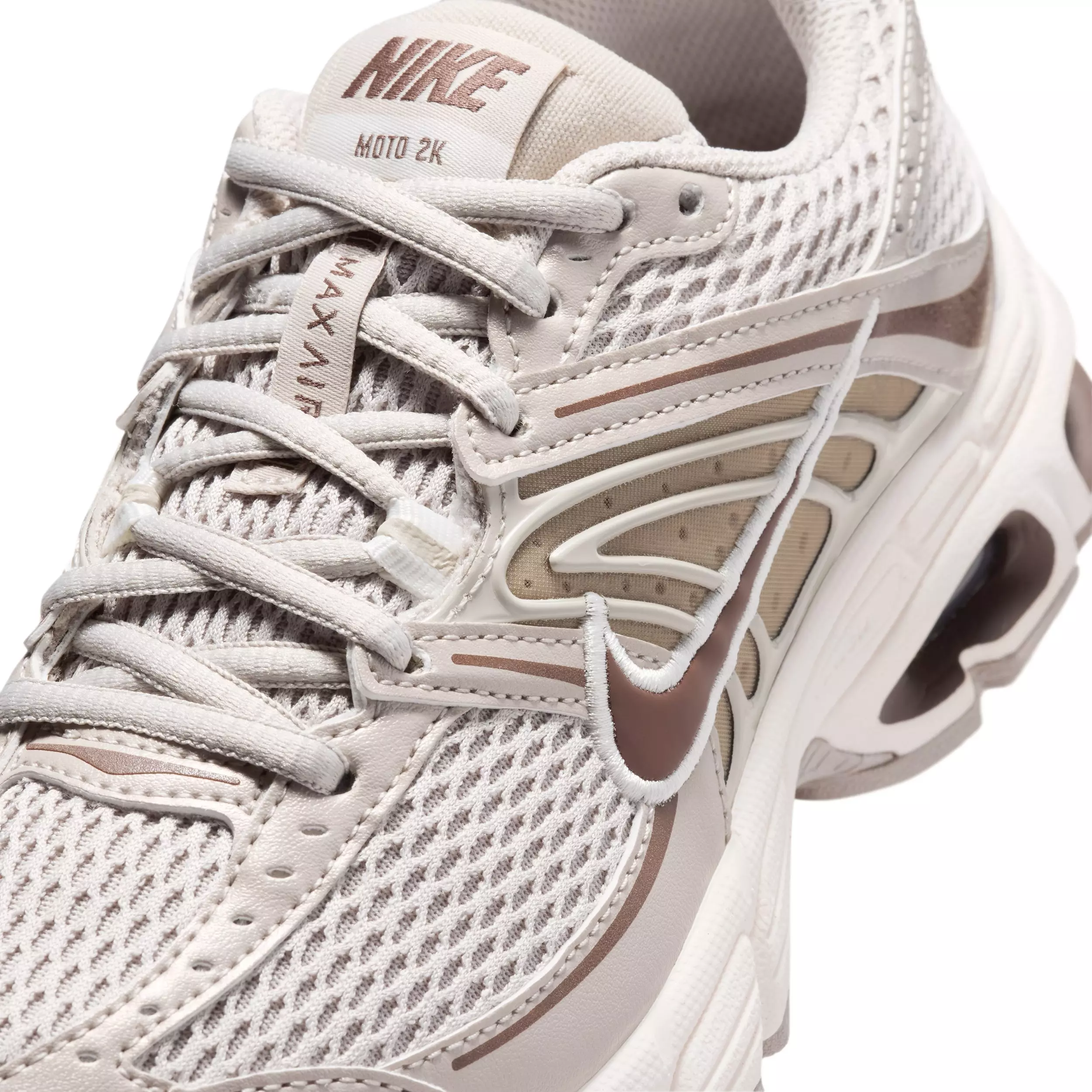 Nike Air Max Moto 2K "Cream II/Sail/Fauna Brown" Grade School Girls' Shoe - CREAM/SAIL/BROWN
