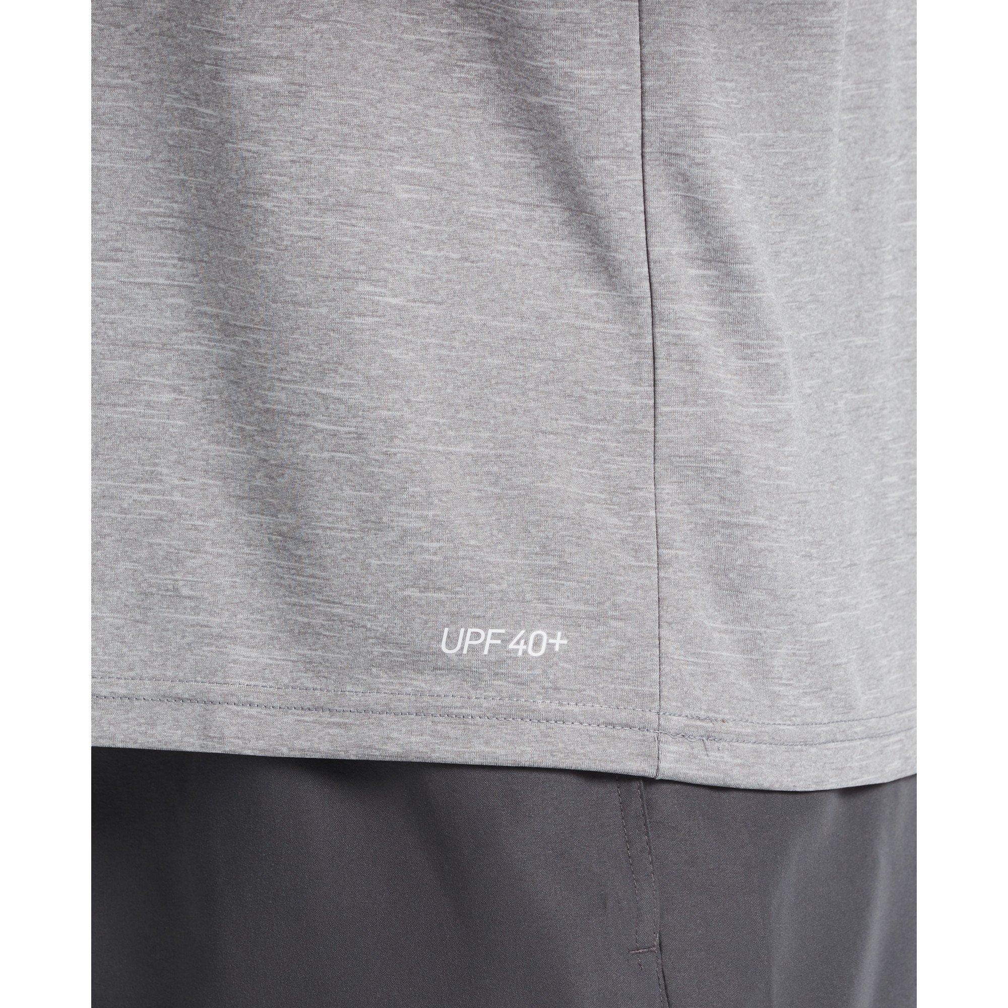 Nike Men's Swim Heather Sleeveless Hydroguard - GREY Thumbnail View 3