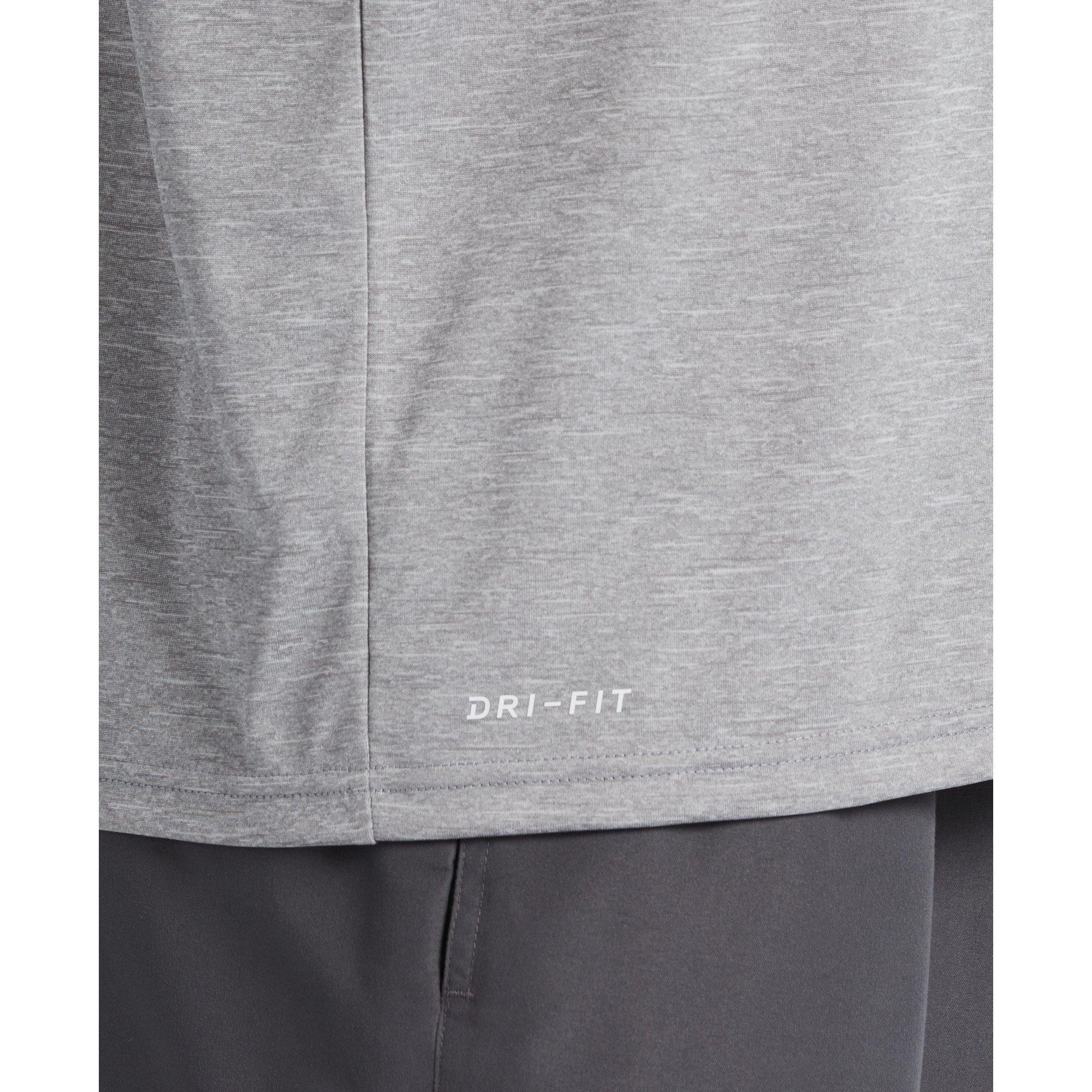 Nike Men's Swim Heather Sleeveless Hydroguard - GREY Thumbnail View 4