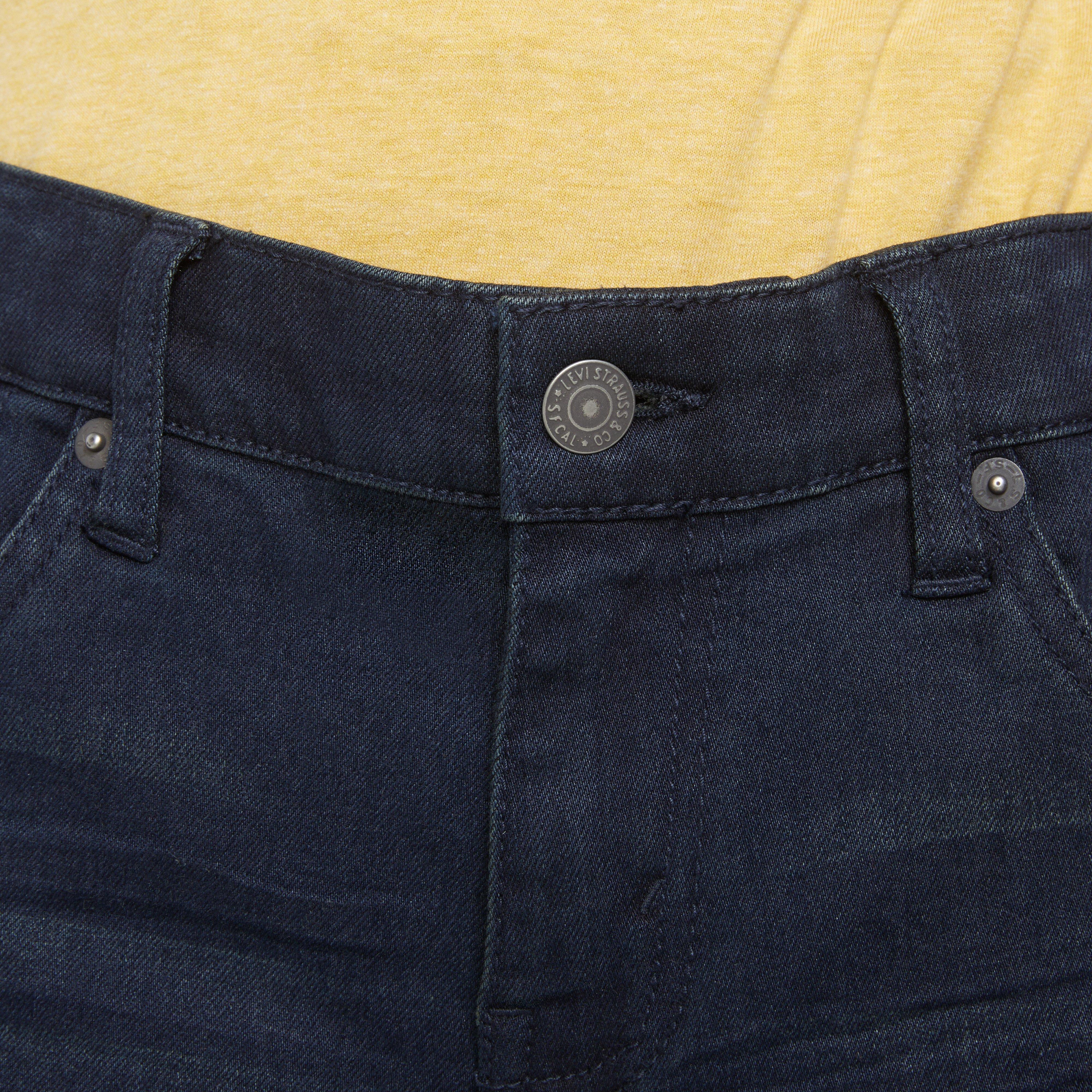 Levi's 502 Strong Performance Tapered Fit Dark Wash Big Boys' Dk Blue Denim Jeans - DK BLUE Thumbnail View 4