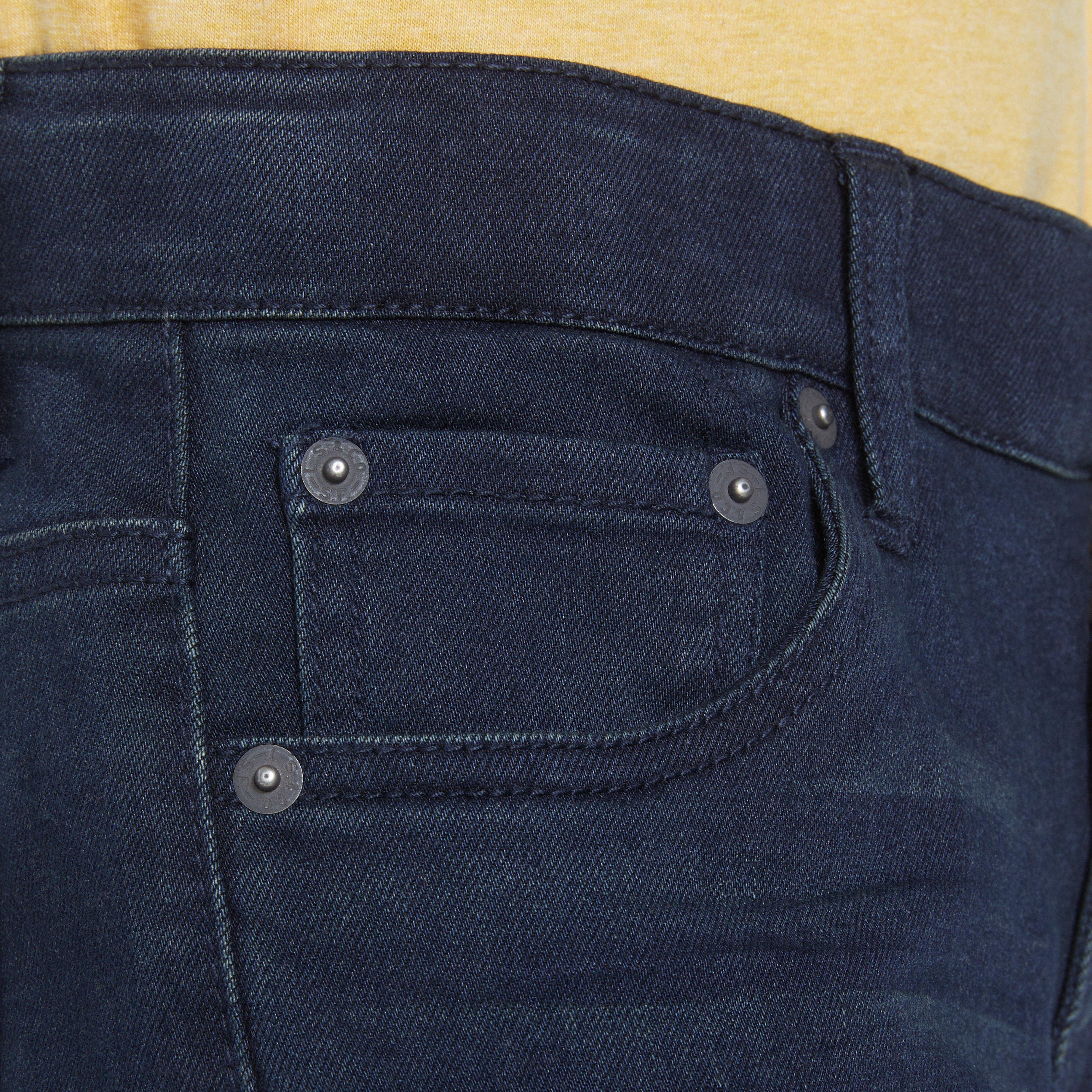 Levi's 502 Strong Performance Tapered Fit Dark Wash Big Boys' Dk Blue Denim Jeans - DK BLUE Thumbnail View 5