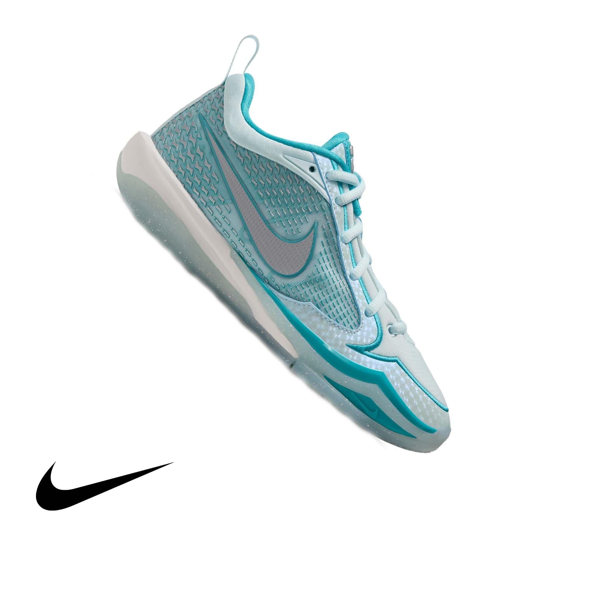 Nike Sabrina 4 "Eyes on the Prize" Grade School Kids' Basketball Shoe - GLACIER BLUE/SAIL/DUSTY CACTUS/METALLIC SILVER