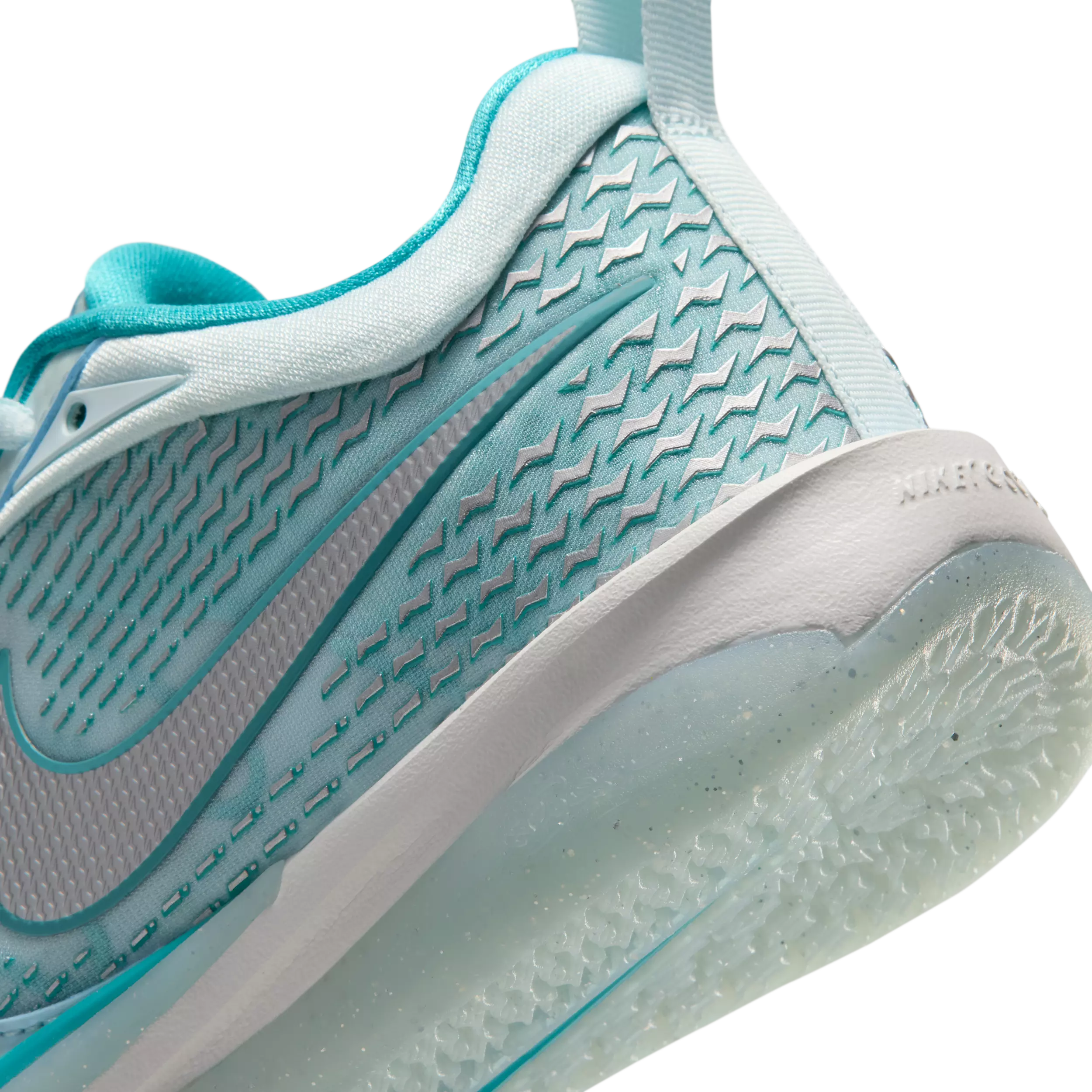 Nike Sabrina 4 "Eyes on the Prize" Grade School Kids' Basketball Shoe - GLACIER BLUE/SAIL/DUSTY CACTUS/METALLIC SILVER