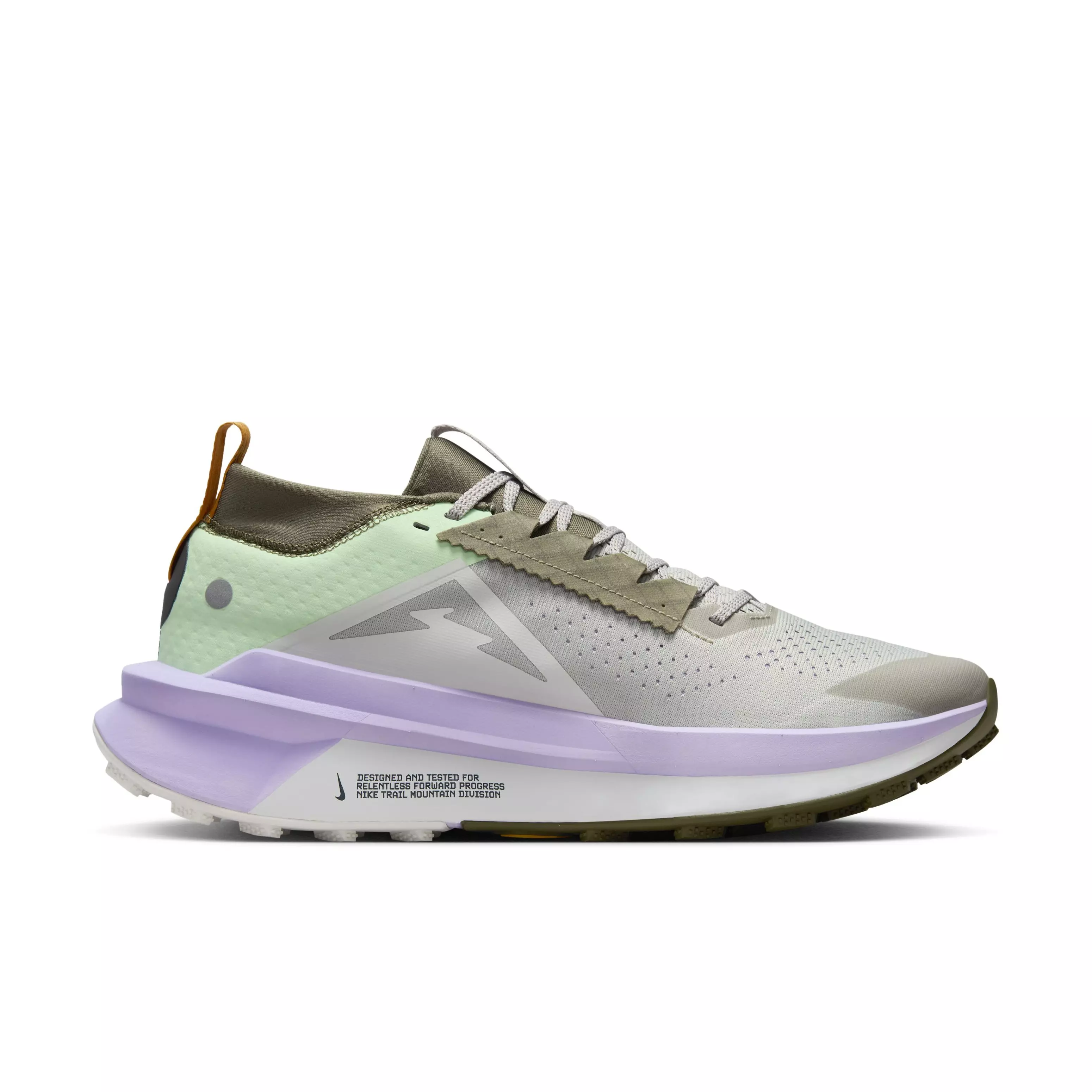 Nike Zegama 2 "Light Iron Ore/Vapor Green/Lilac Bloom/Anthracite" Men's Trail Running Shoe - LT IRON/GREEN/LILAC/ANTHRACITE