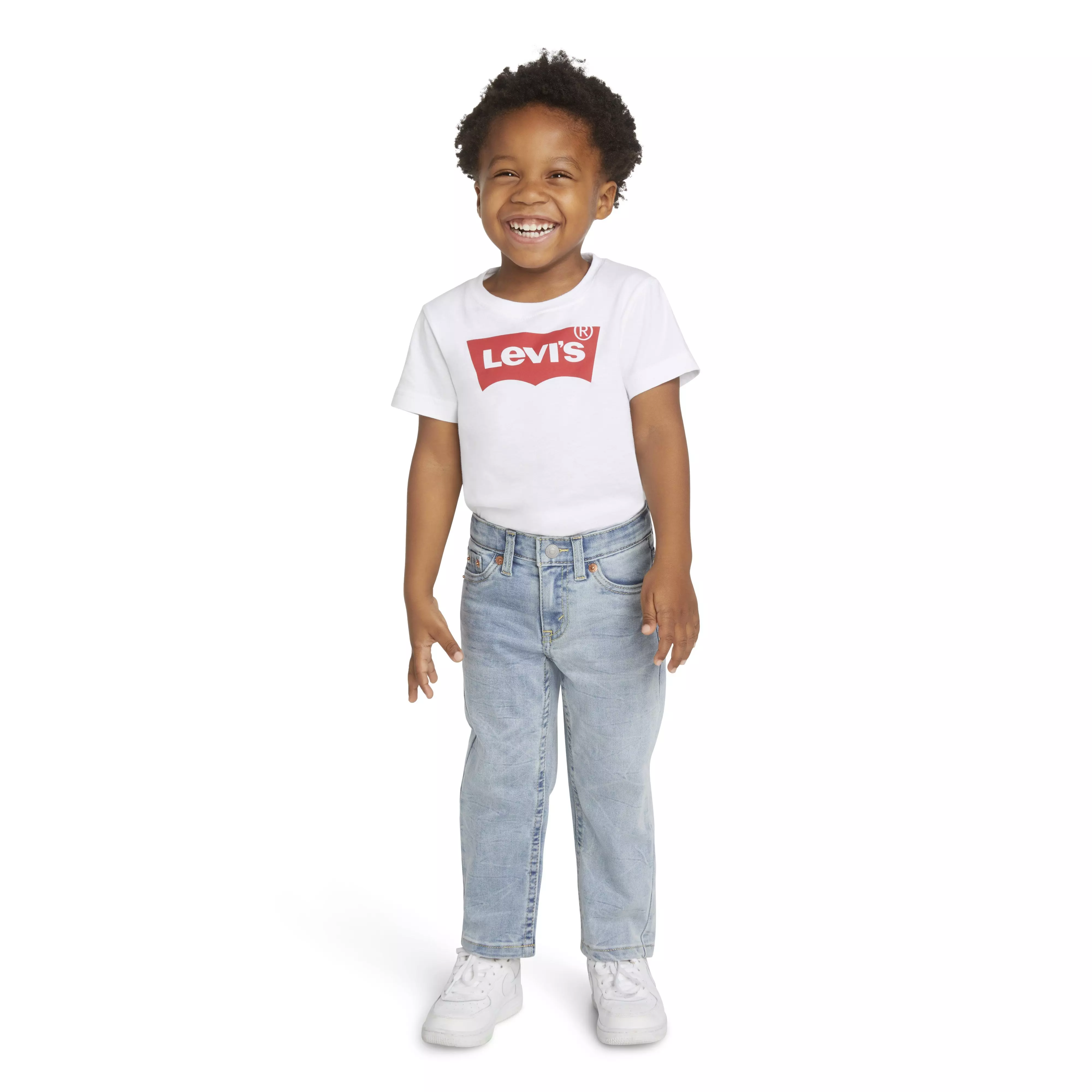 Levi's Toddler Boys' 502 Strong Performance Tapered Fit Lt Blue Wash Denim Jeans - LT WASH BLUE