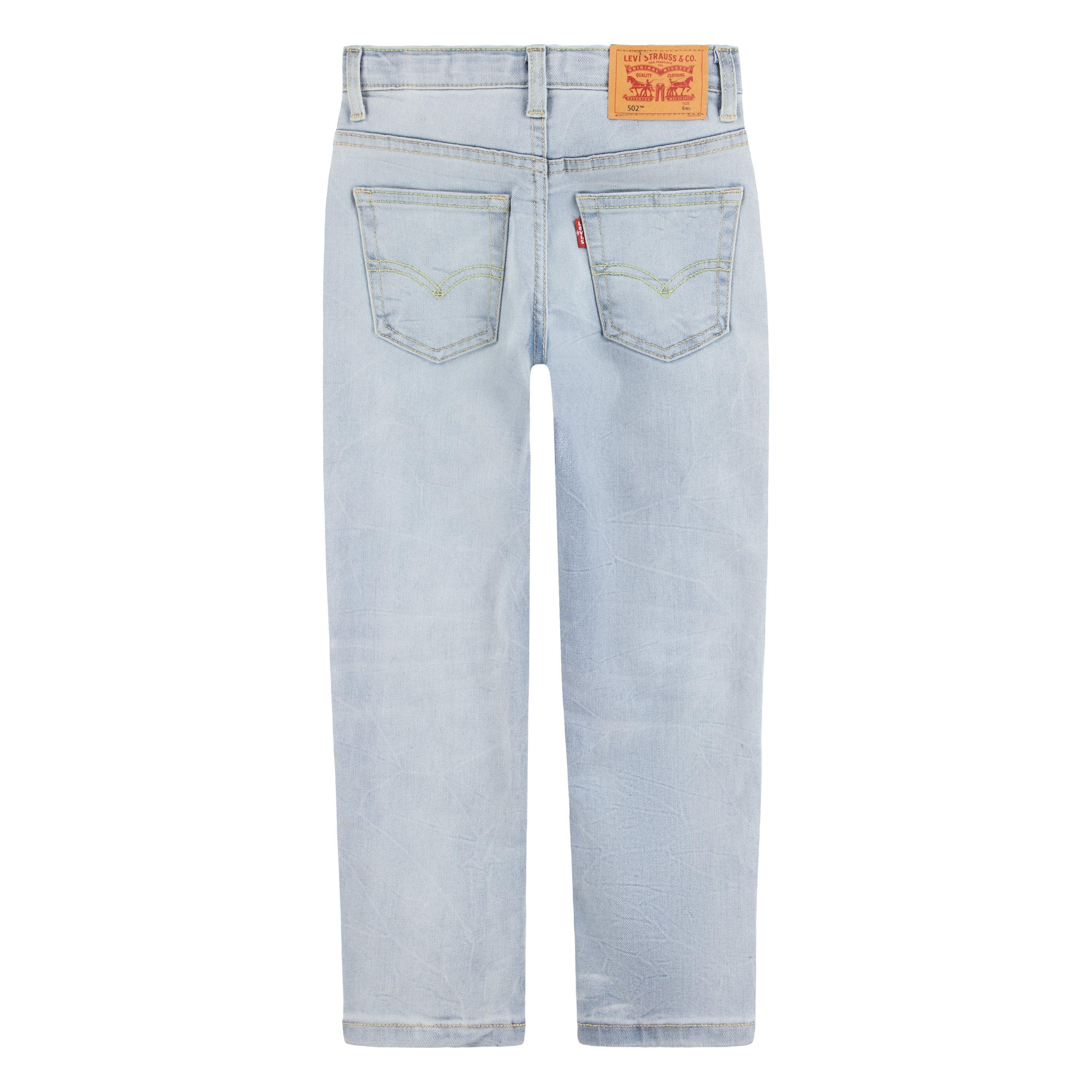Levi's Little Boys' 502 Strong Performance Tapered Fit Lt Blue Wash Denim Jeans - LT WASH BLUE Thumbnail View 9