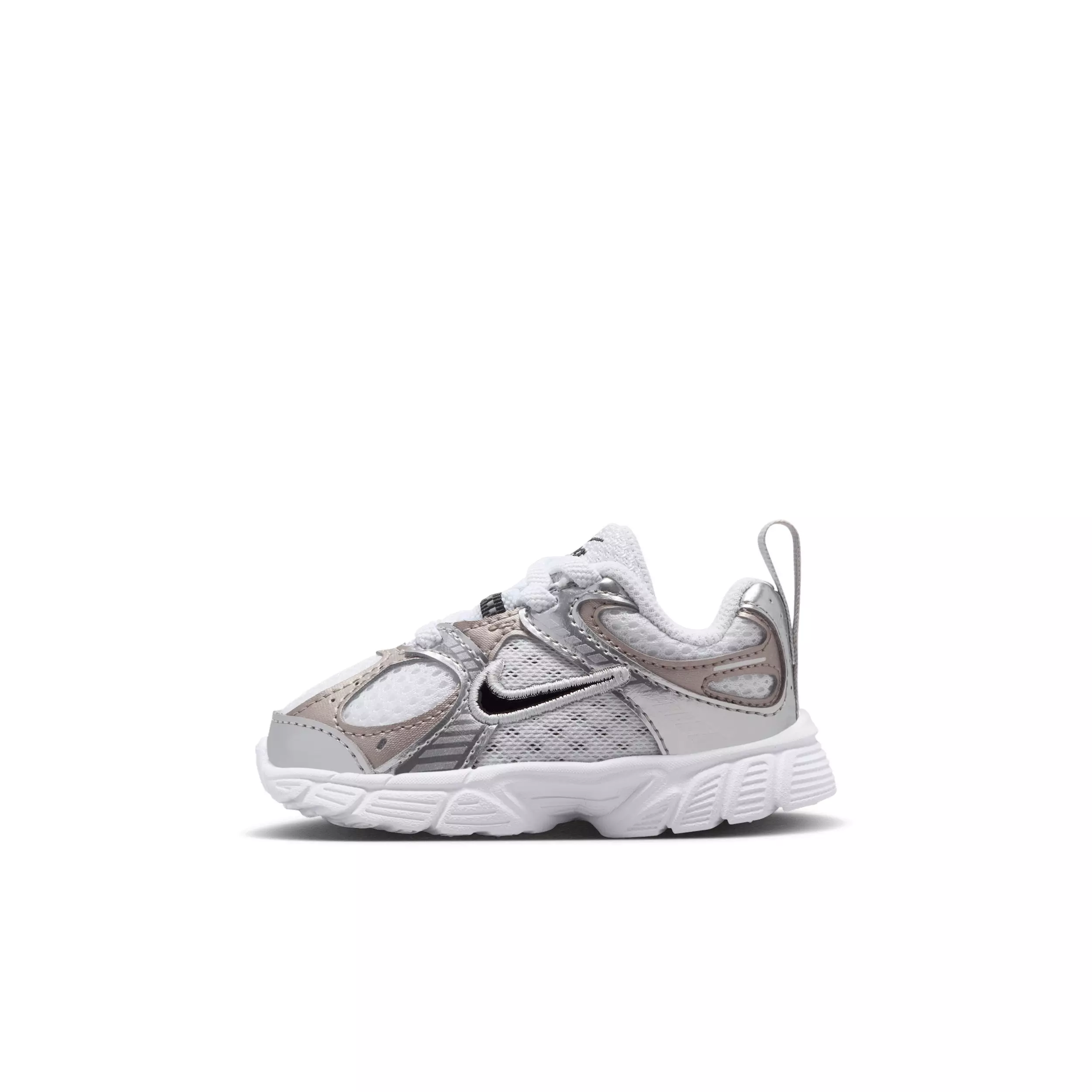 Nike V5 RNR "White/Vast Grey/College Grey/Black" Infant Boys' Shoe - WHITE/GREY/GREY/BLACK