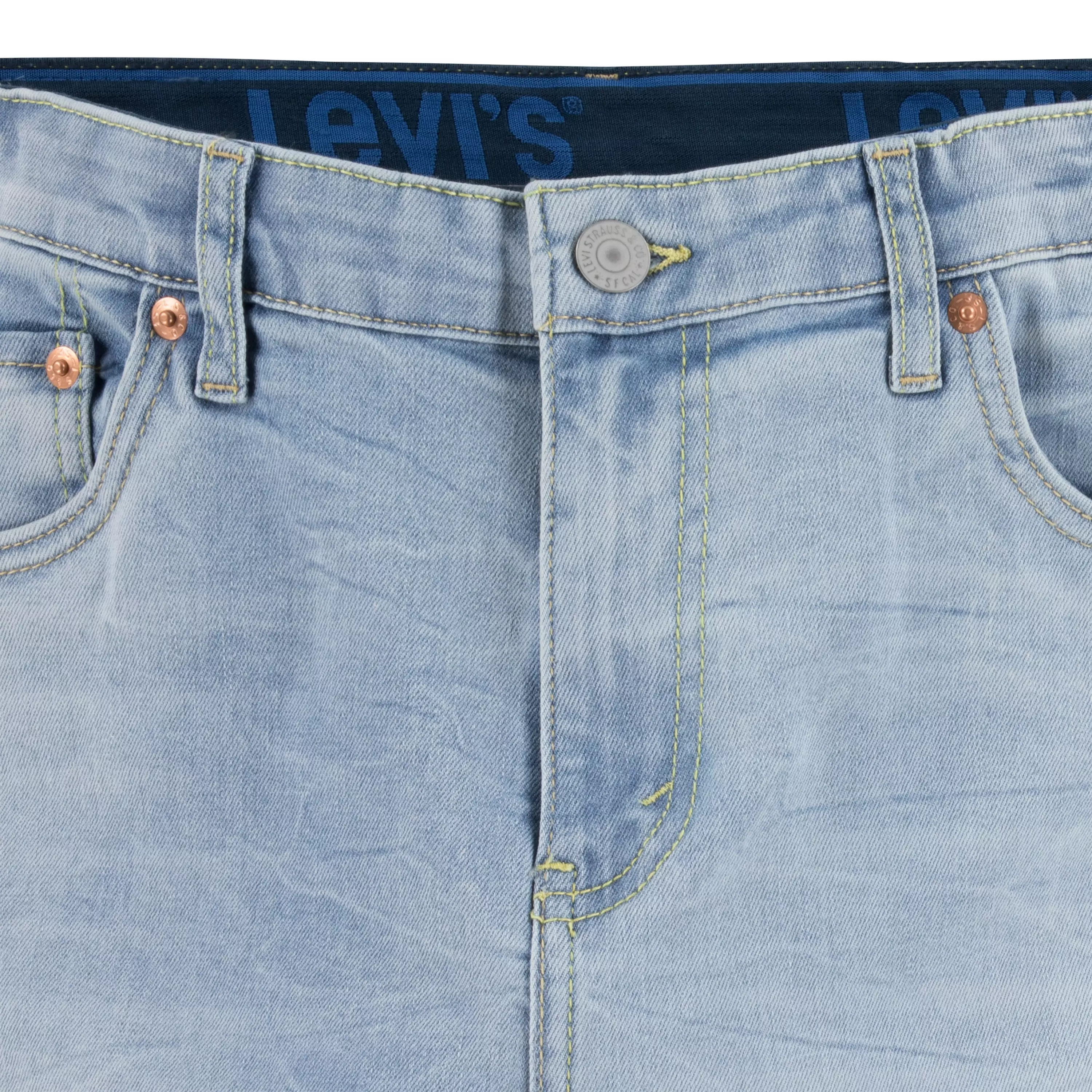 Levi's Big Boys' 502 Strong Performance Tapered Fit Lt Wash Lt Blue Denim Jeans - LT WASH BLUE