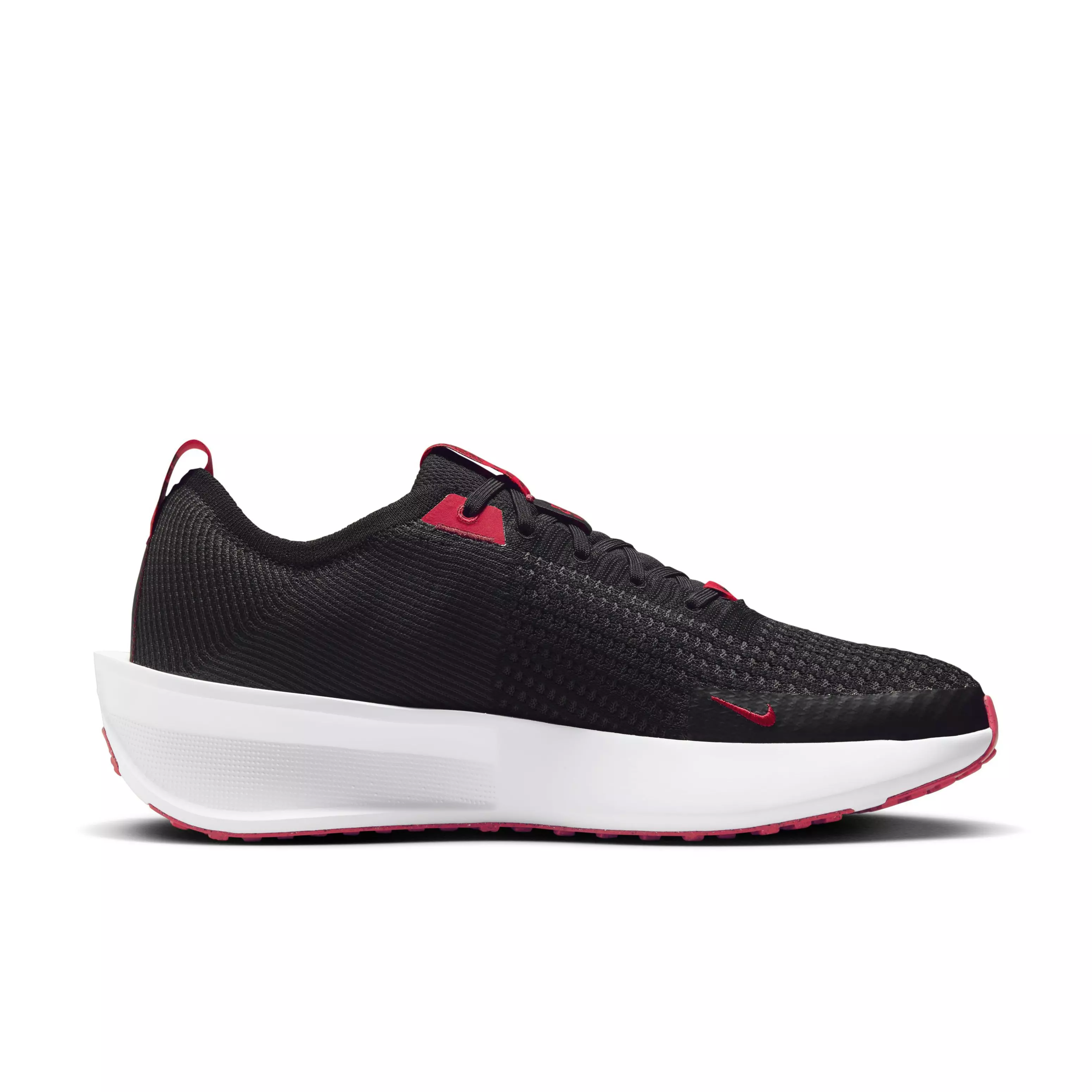 Nike Interact Run "Black/Anthracite/White/Fire Red" Men's Running Shoe - BLACK/ANTHRACITE/WHITE/RED